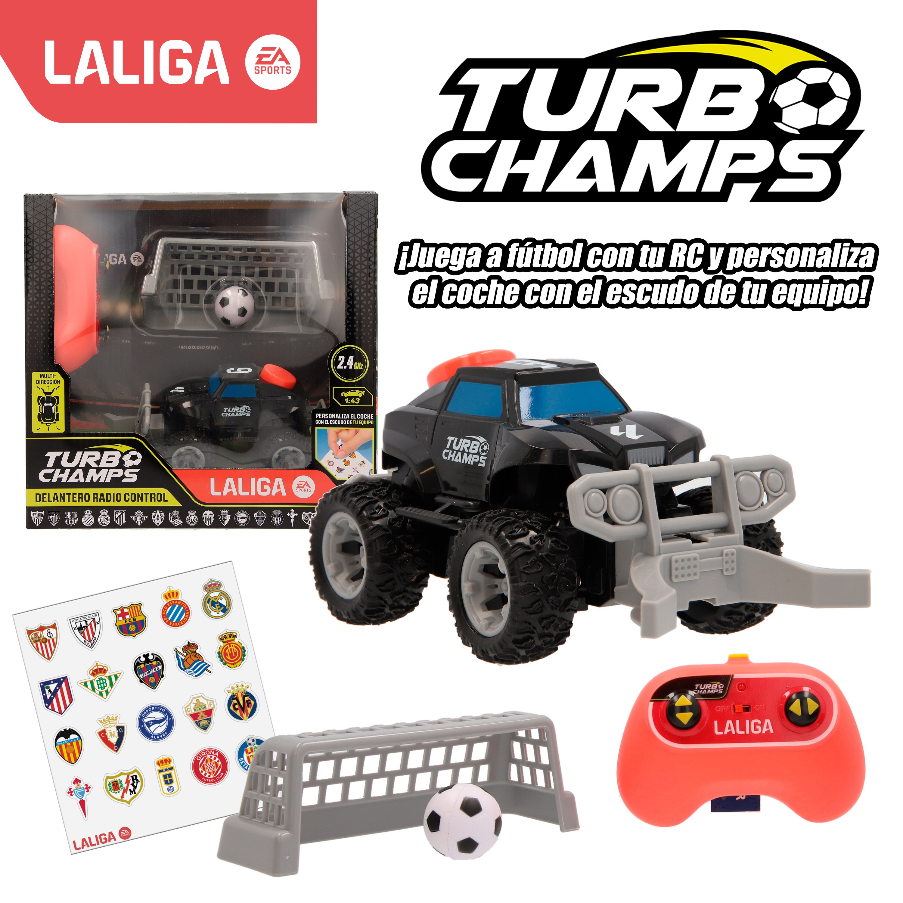 Coche teledirigido La Liga Rc Car Turbo Champs 3