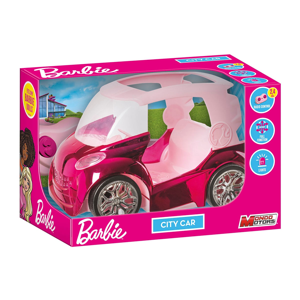 Coche radiocontrol 1:10 Barbie City Car Mondo 4