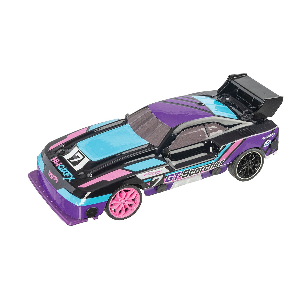 Coche radiocontrol 1:24 Hot Wheels Let's Race GT Scorcher Mondo 2
