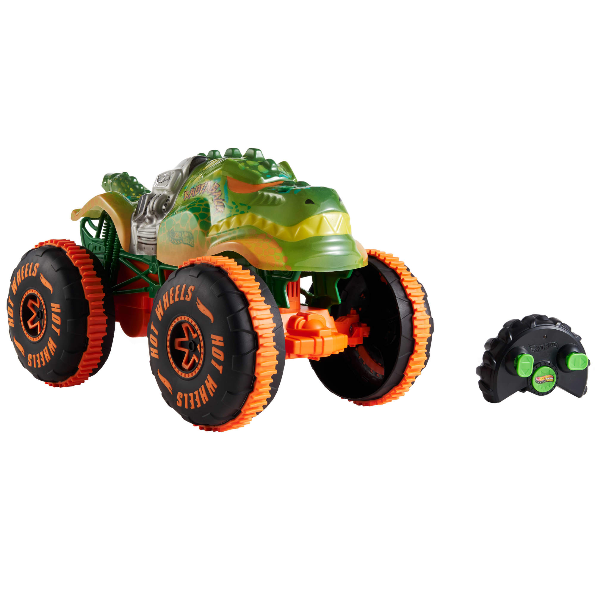 Hot Wheels Monster Trucks Veículo Rageasaur Radio Controlo 2