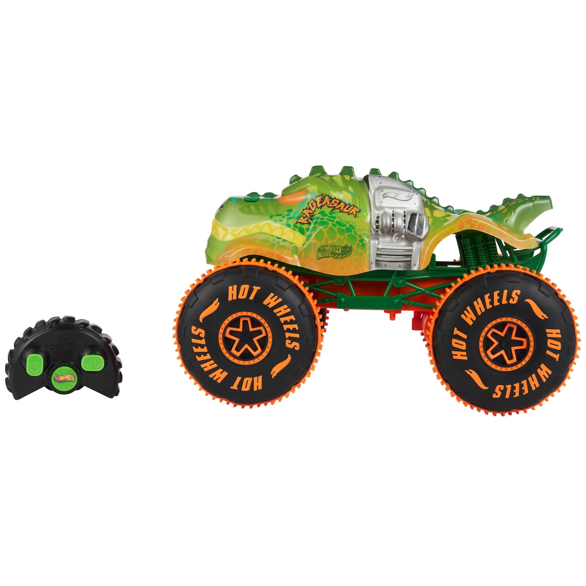 Hot Wheels Monster Trucks Veículo Rageasaur Radio Controlo 4