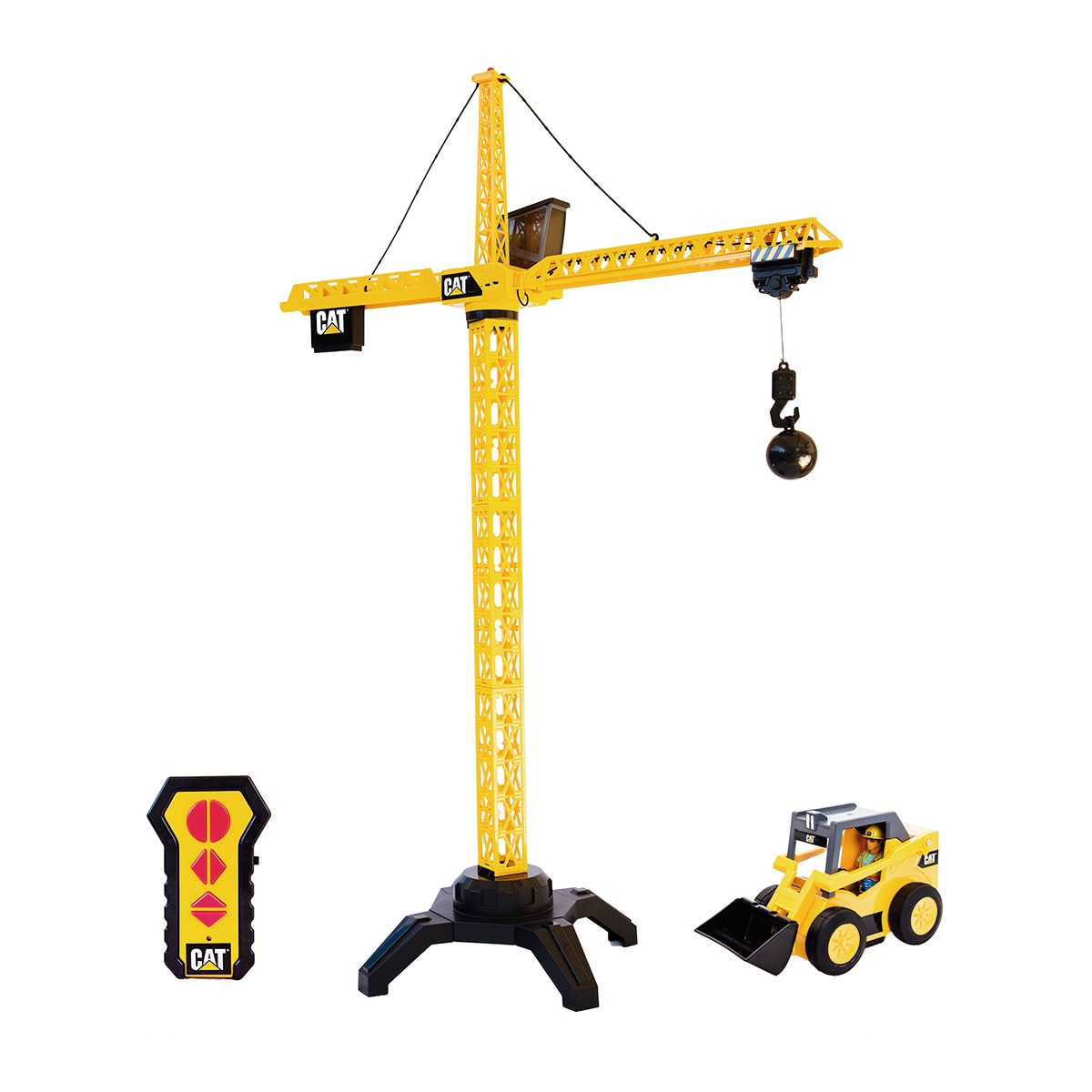 Funrise Toys – Grúa radiocontrol inalámbrica con rotación 360º y luces Cat Workforce Funrise Toys.