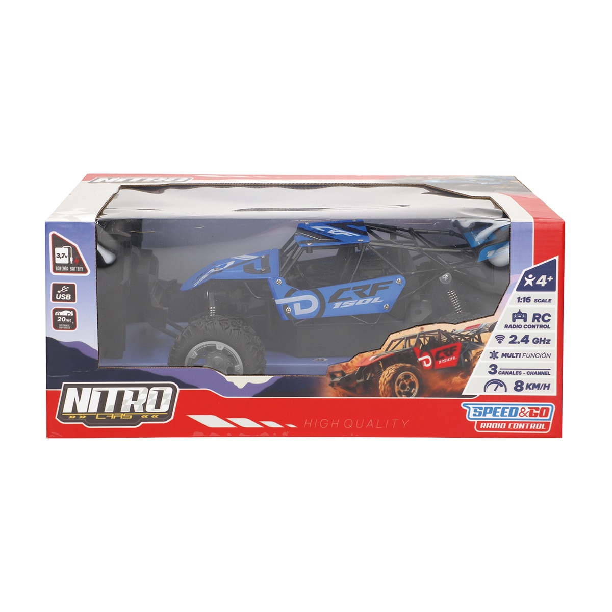 Coche Radiocontrol Buggy Speed&Go Colorbaby Modelo Exclusivo Hipercor 4