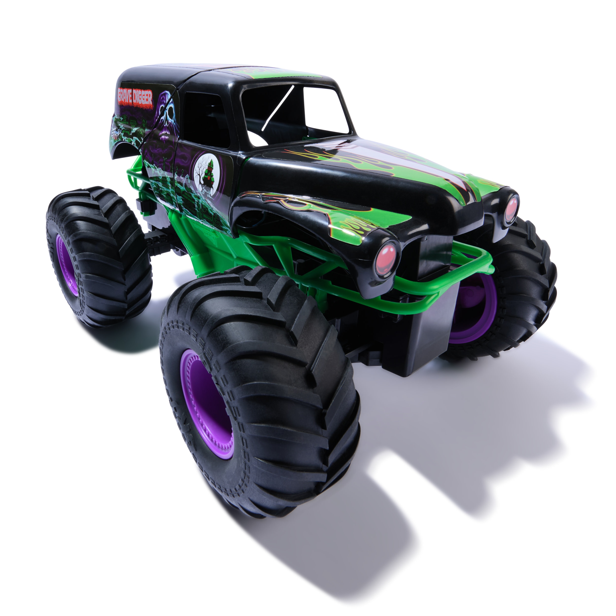 Monster Jam - Monster Truck oficial Smash & Bash Grave Digger RC escala 1:15 3