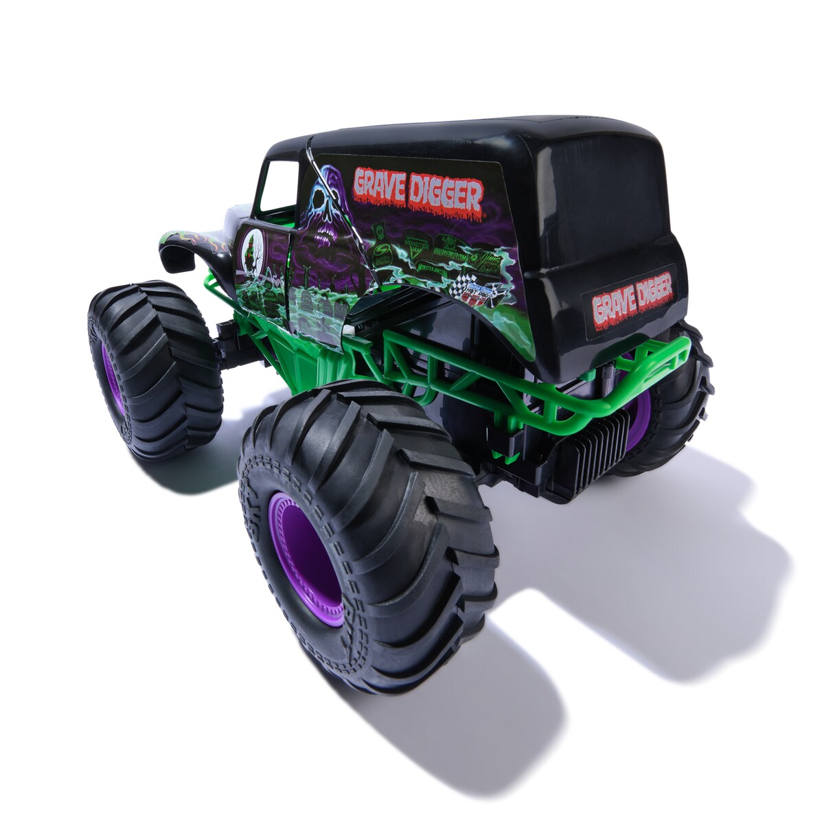 Monster Jam Radio Controlo - Monster Truck oficial Smash & Bash Grave Digger RC Escala 1:15 6