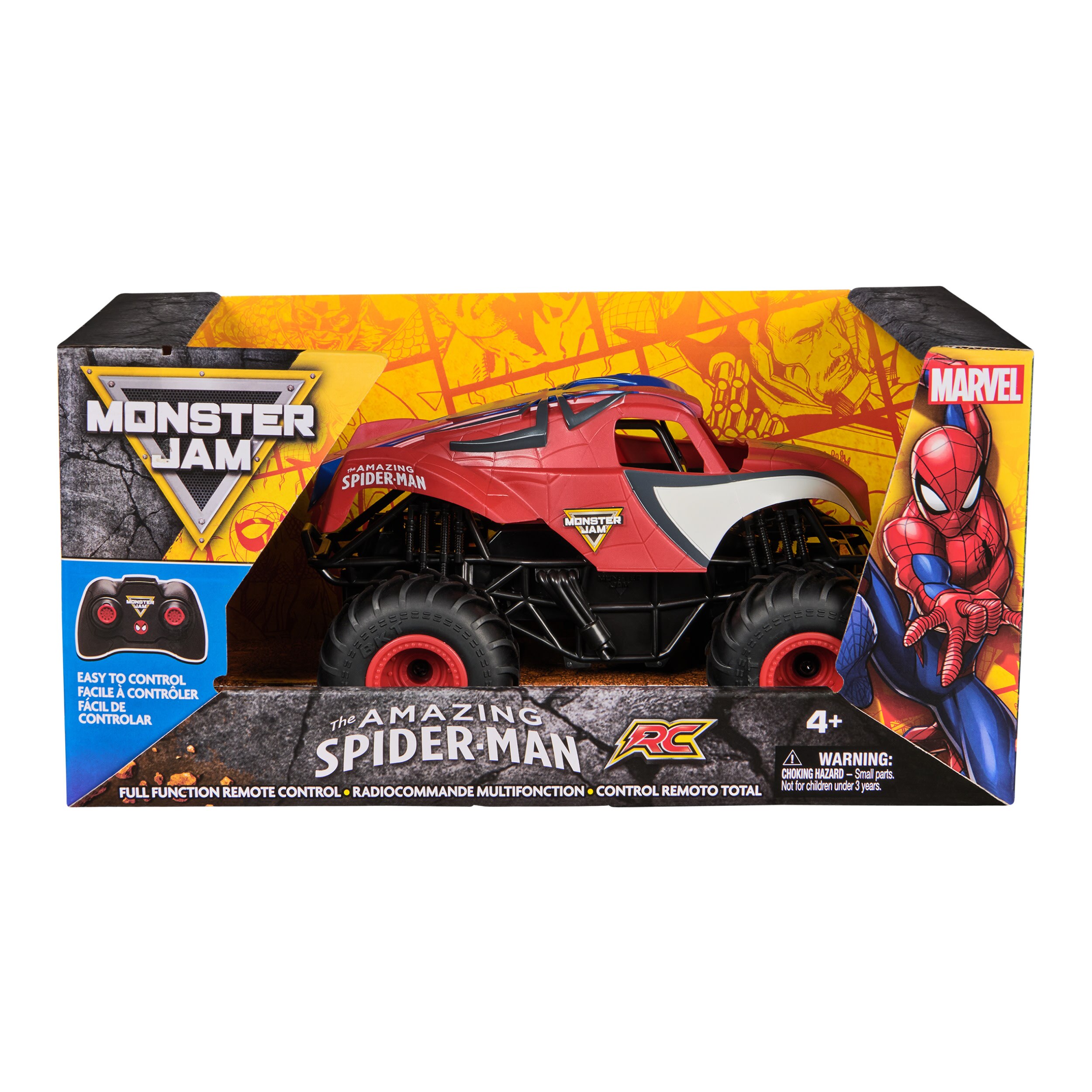 Monster Jam - Marvel The Amazing Spider-Man RC Monster Truck Escala 1:24 2