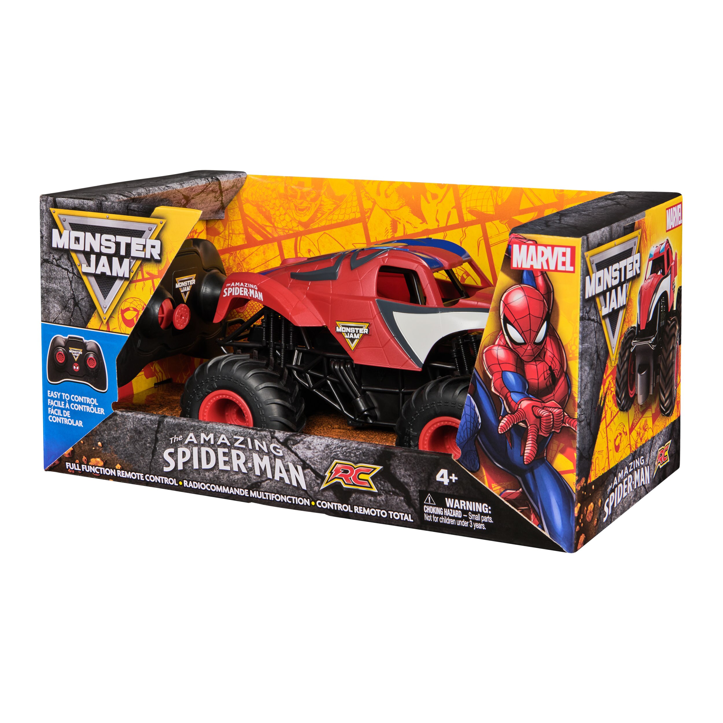 Monster Jam - Marvel The Amazing Spider-Man RC Monster Truck Escala 1:24 9