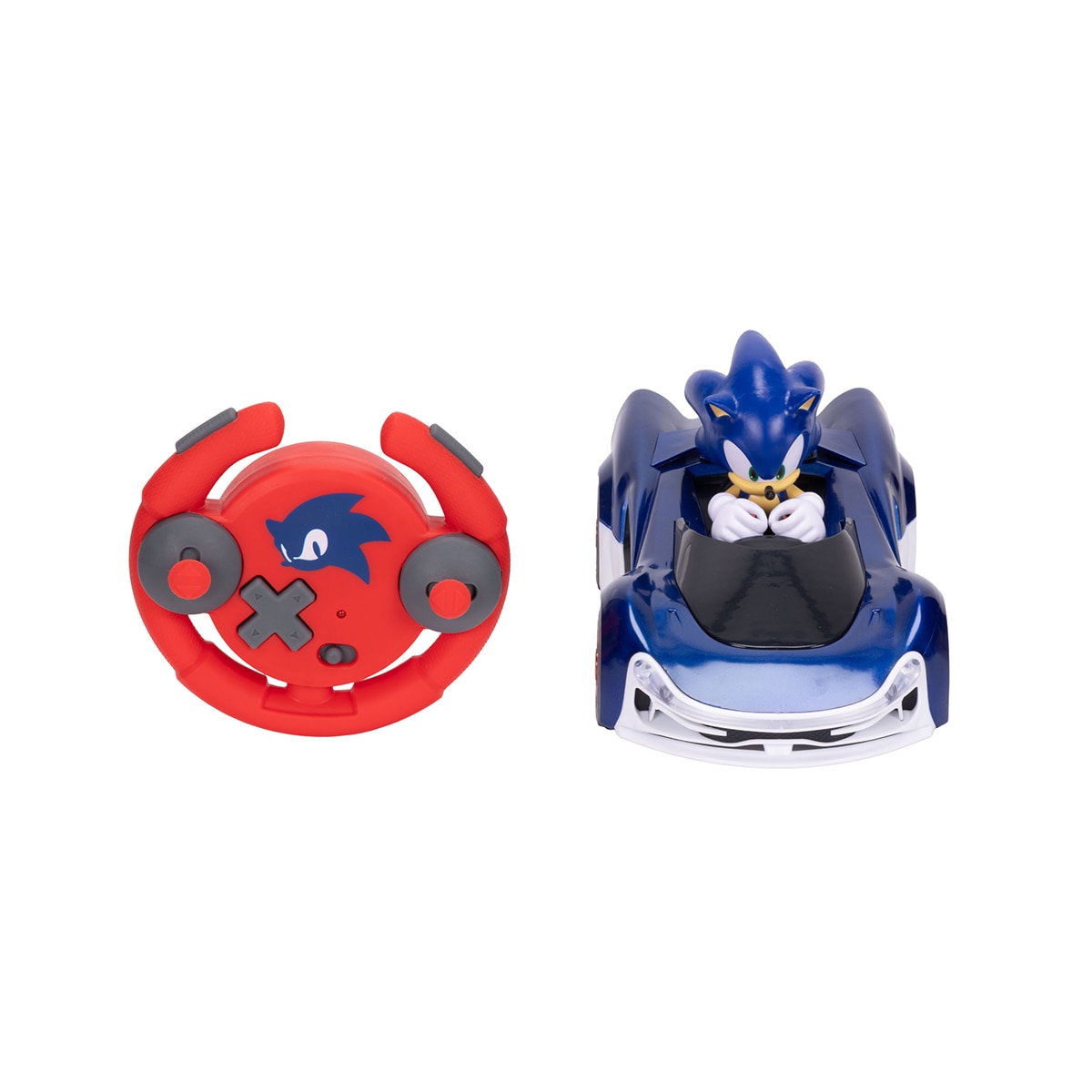 Vehículo radio control Sonic con super derrapes, 2 modos de conducción y luces neón. Licencia Sonic. Jakks Pacific 2