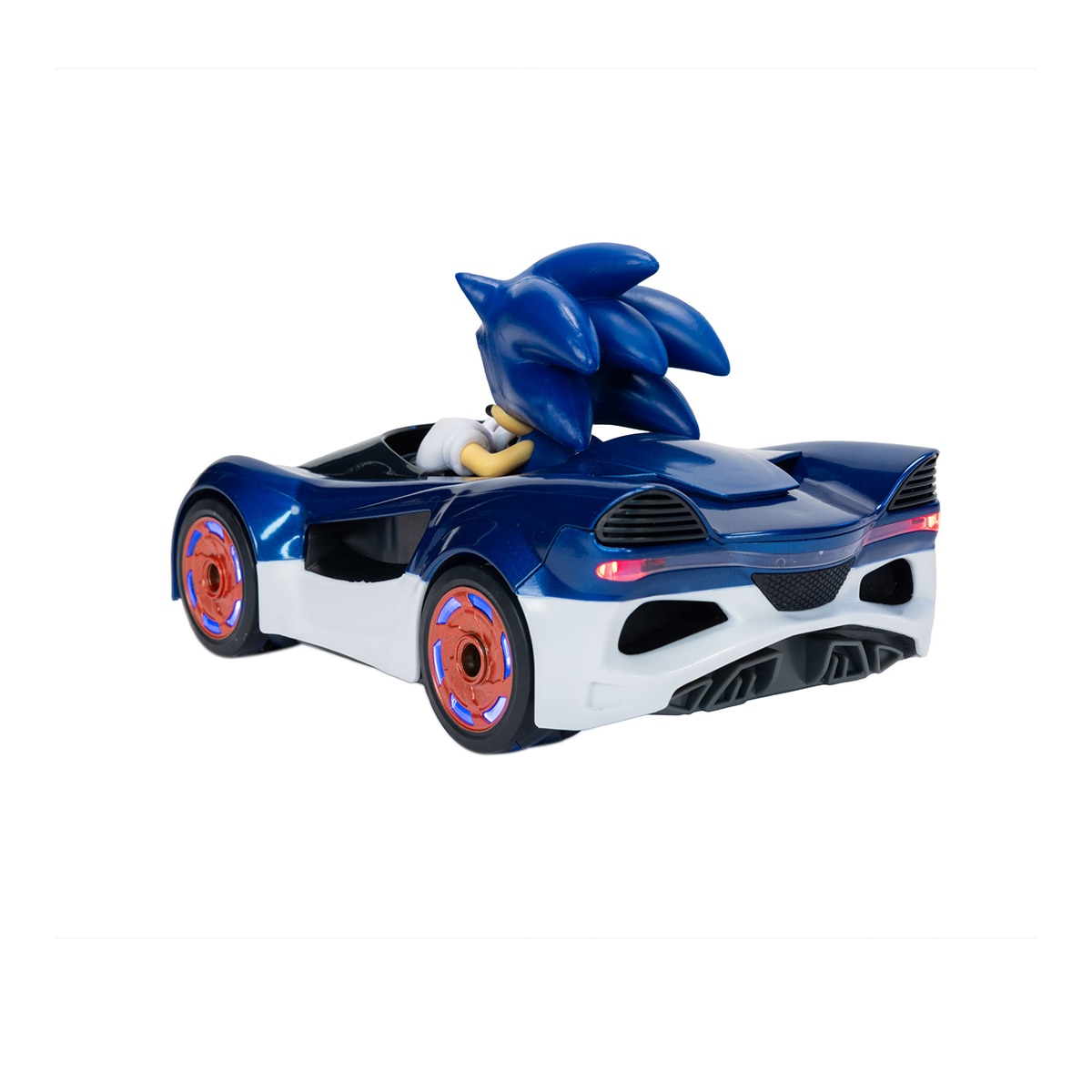 Vehículo radio control Sonic con super derrapes, 2 modos de conducción y luces neón. Licencia Sonic. Jakks Pacific 4