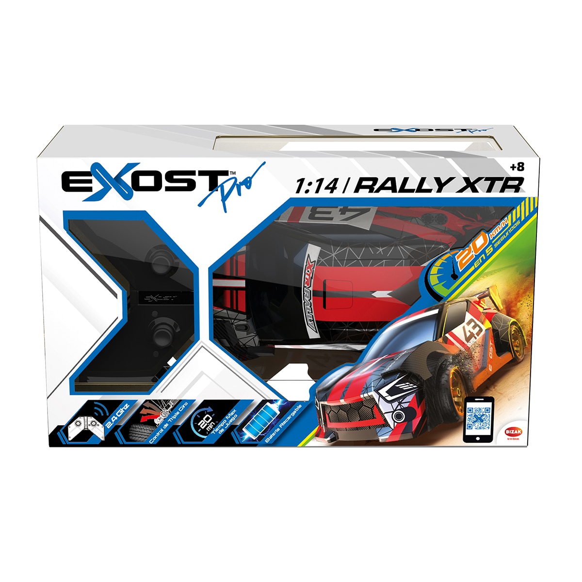 Vehículo radiocontrol Exost rally XTR Bizak 4