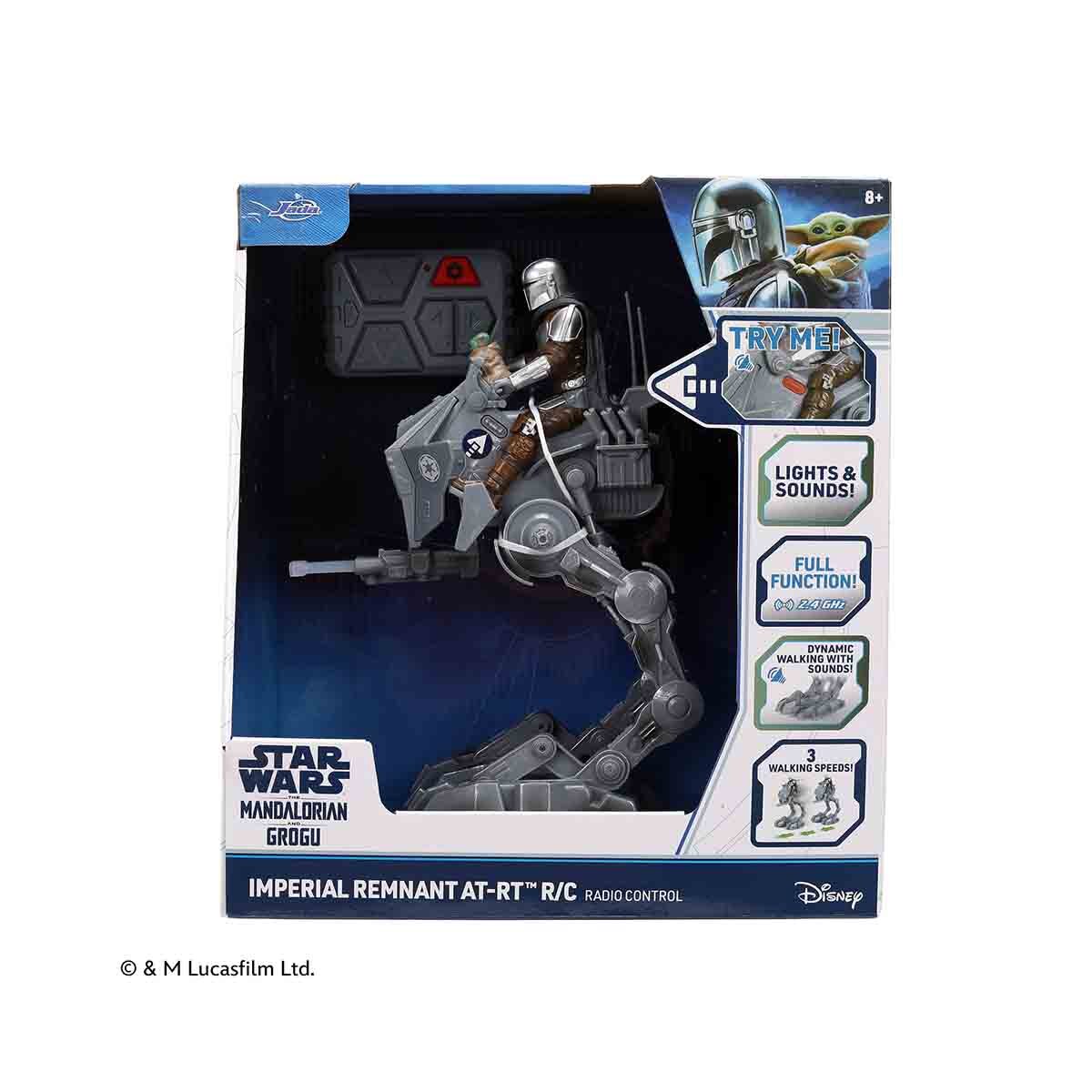 Radio Control del robot de ataque AT-RT Walker de 25cm 2 canales 2,4 GHz Disney Star Wars Jada 15