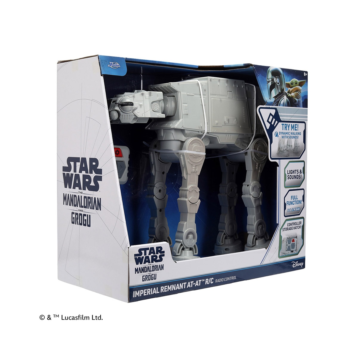 Radio Control del transporte armado AT-AT  2 canales 2,4 GHz  Walker de 33cm Disney Star Wars Jada 16