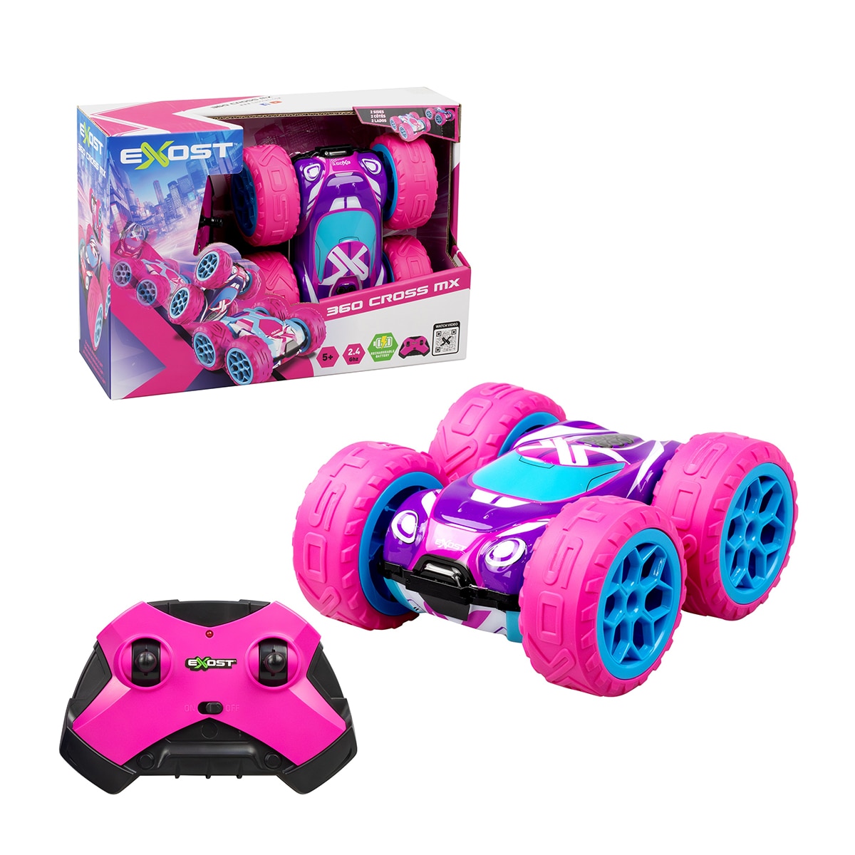 Imagen 0 de Vehículo radio control Exost 360 cross MX Amazon Bizak