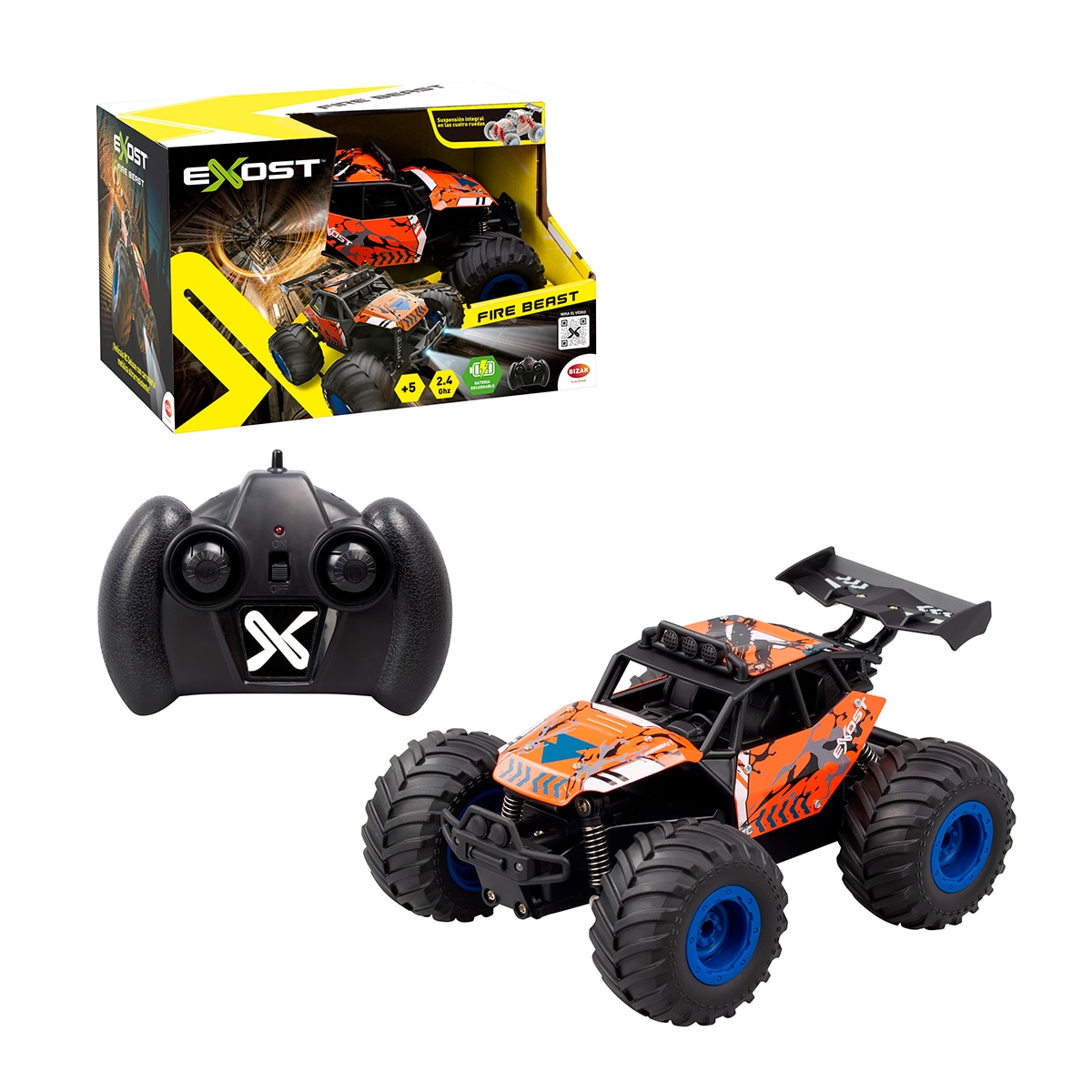 Vehículo radio control Exost Fire Beast Bizak 7