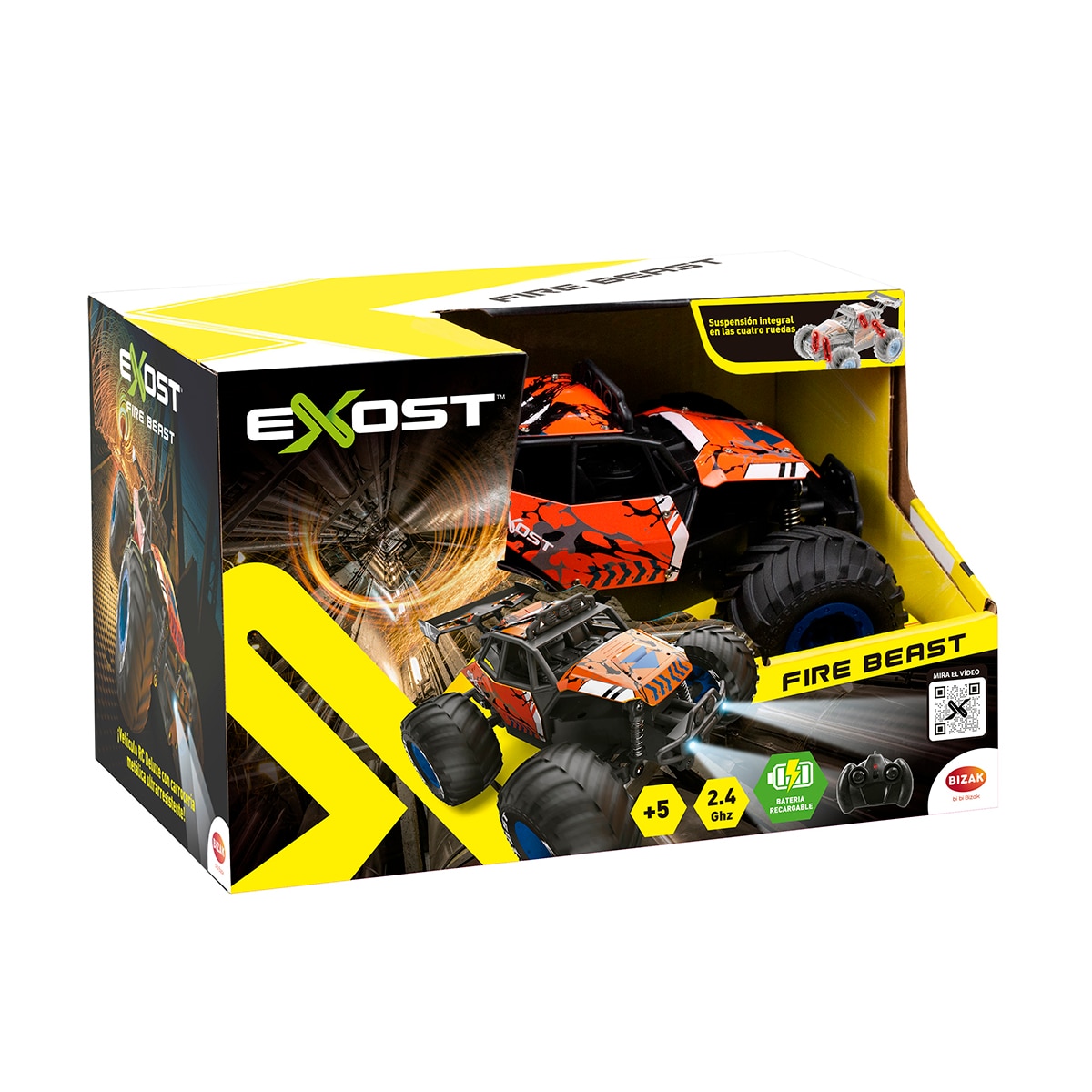 Vehículo radio control Exost Fire Beast Bizak 8
