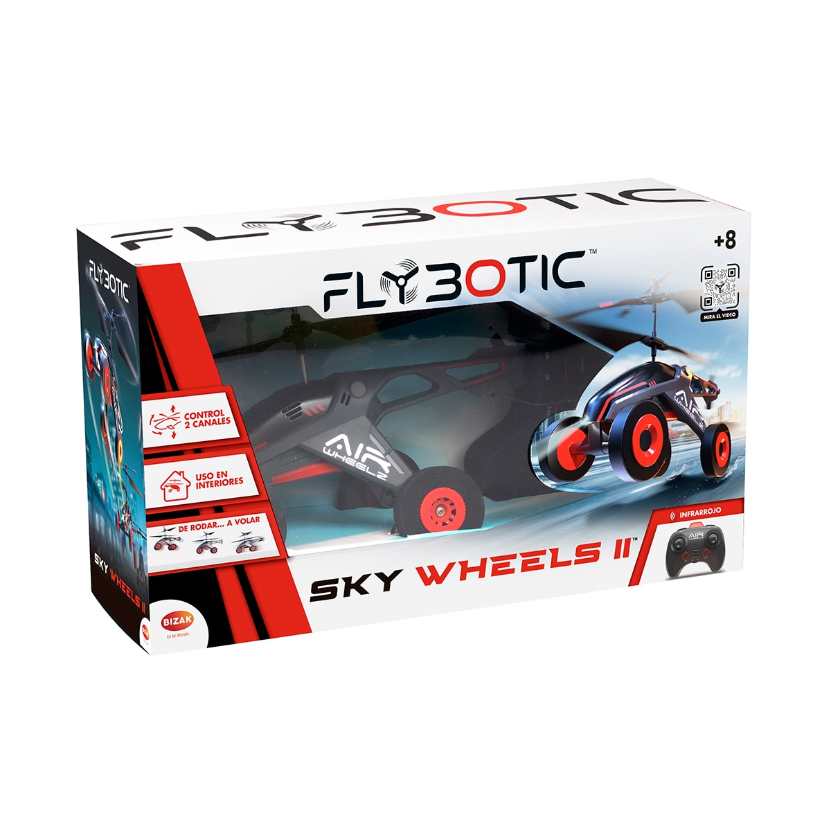 Helicóptero radio control Sky Wheels II Bizak 7