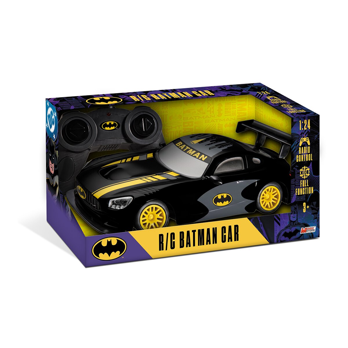 Radio control Batman Car 1:24 Batman Unice Toys 3