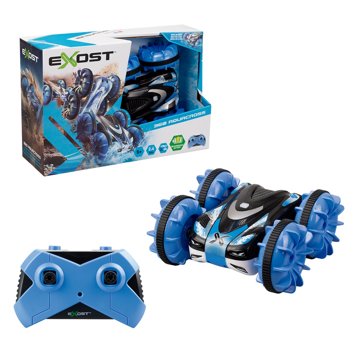 Vehículo Radio control Exost Aqua Cross Bizak 1