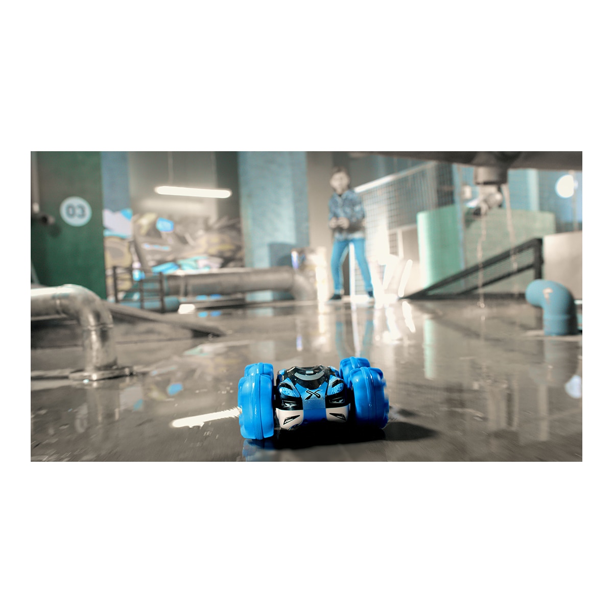 Vehículo Radio control Exost Aqua Cross Bizak 6
