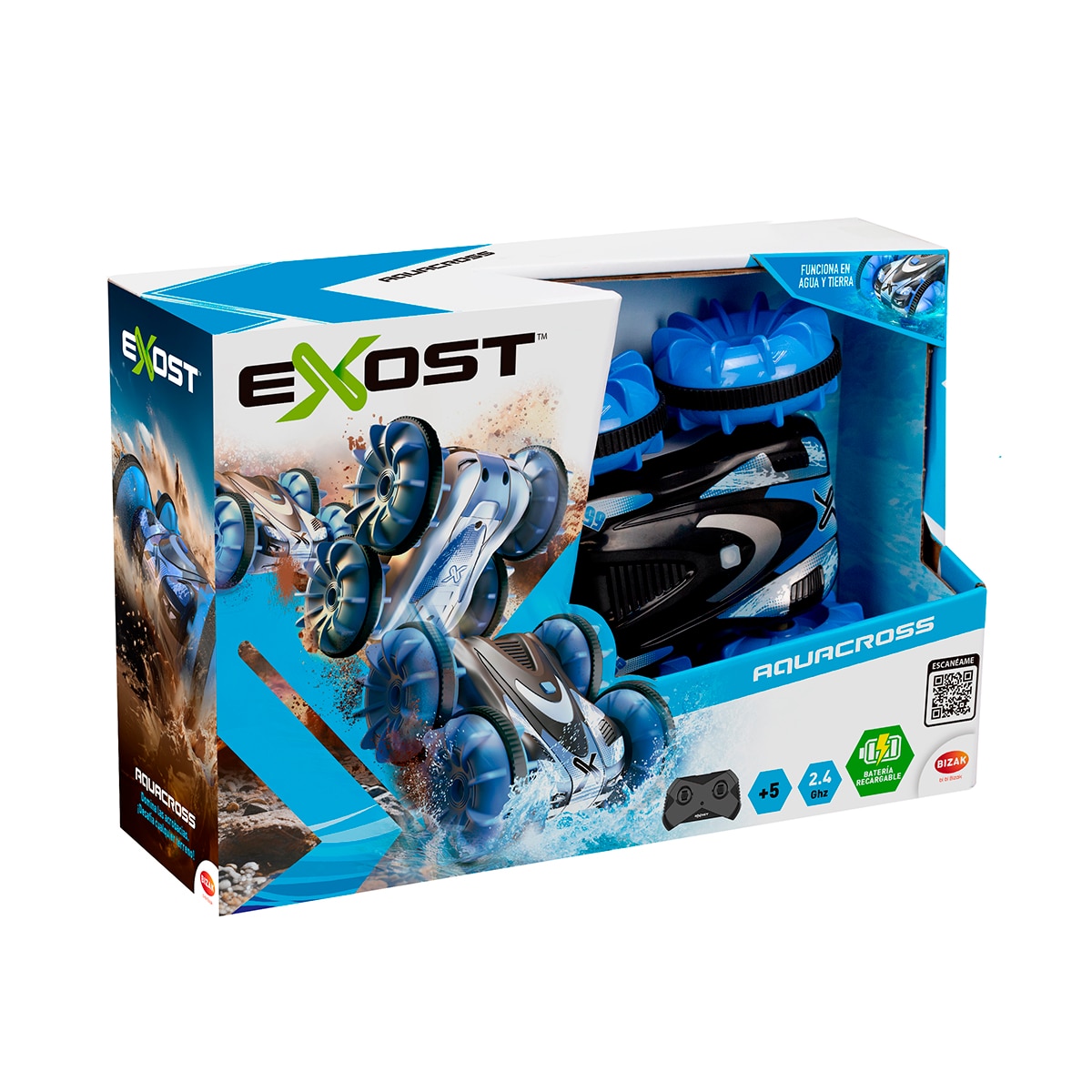 Vehículo Radio control Exost Aqua Cross Bizak 15