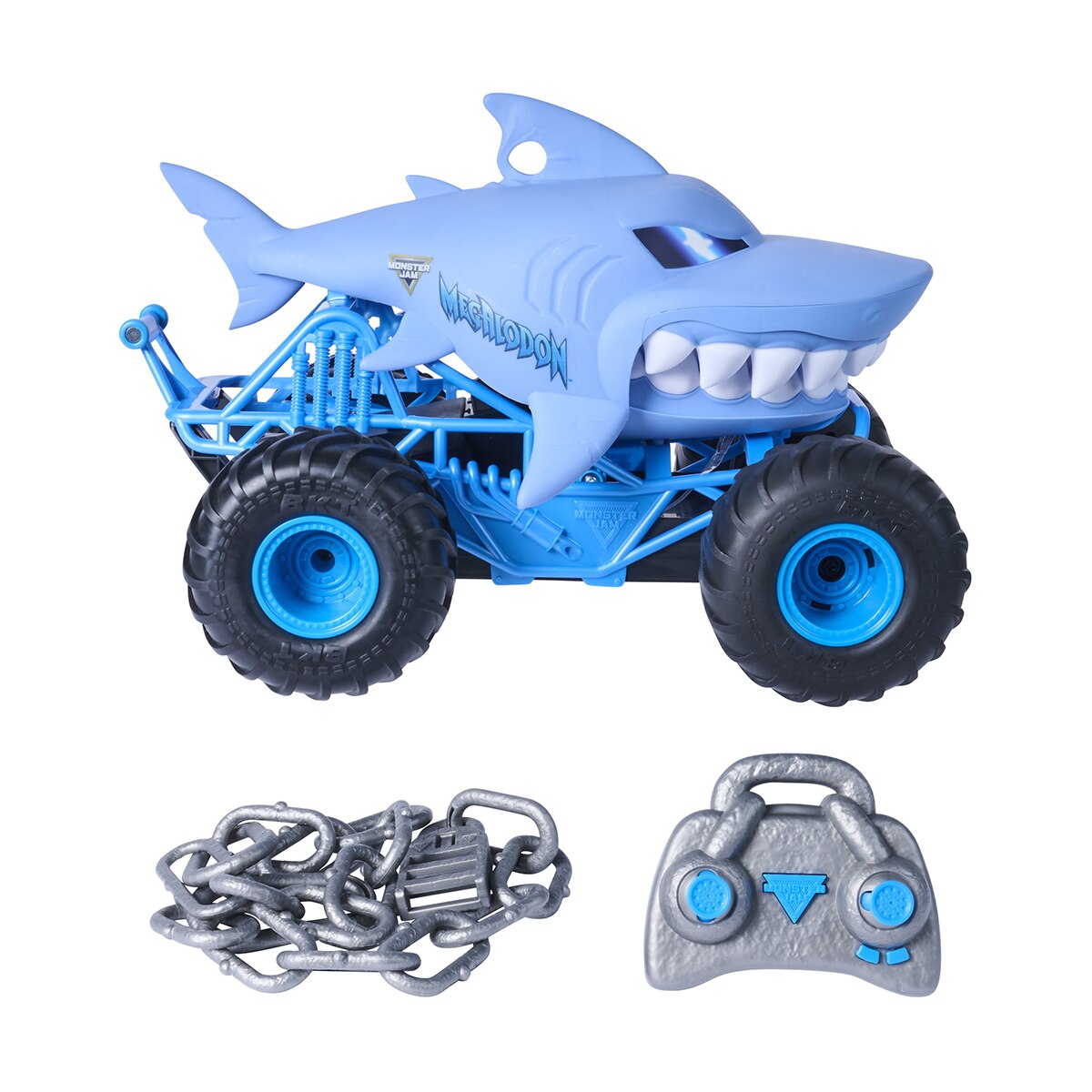 Vehículo MJC Smash and Bash Grave Digger Radio Control Spin Master Monster Jam 2