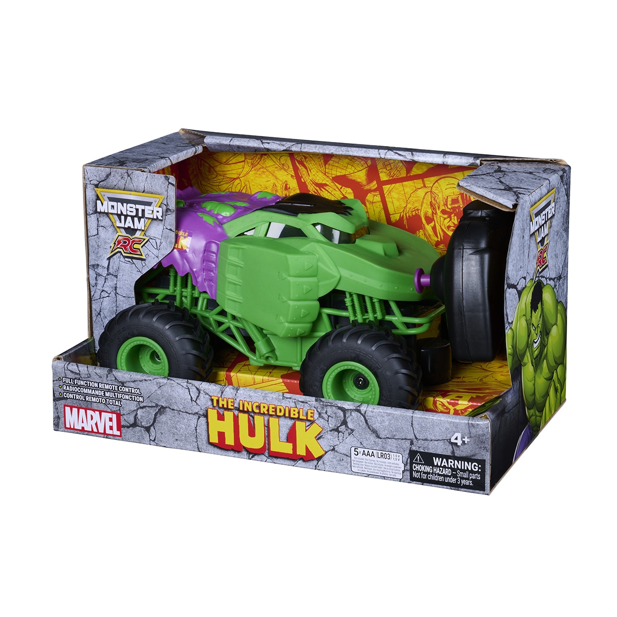 Vehículo MJC SpiderMan Radio Control 1:24 Spin Master Monster Jam 5