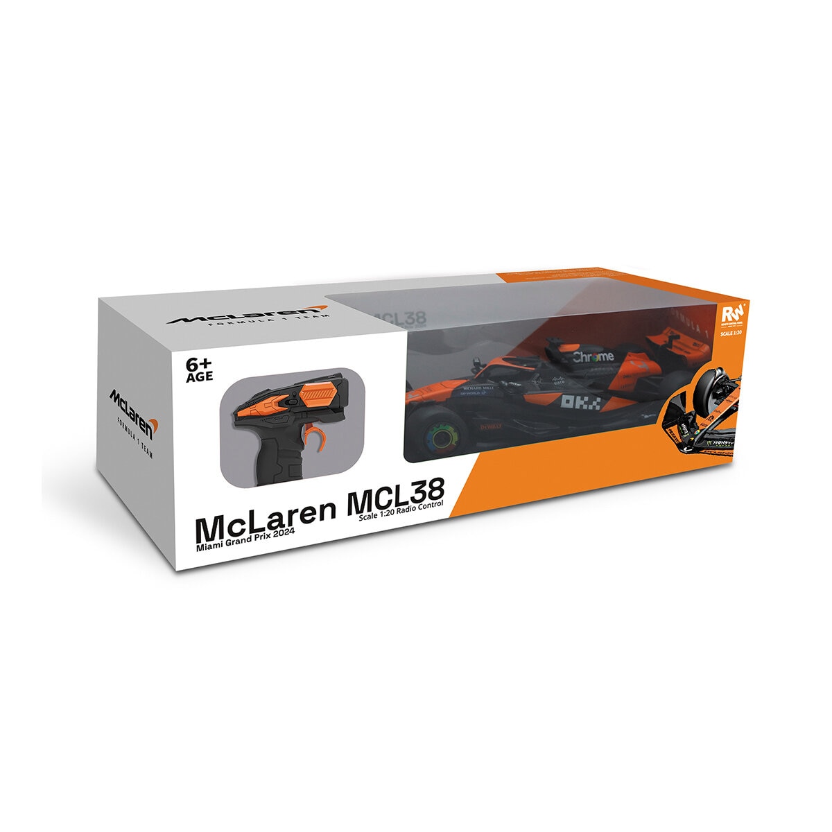 Coche teledirigido Radio Control Escala 1:20 McLaren 2,4 GHz Fórmula 1 Mondo 4