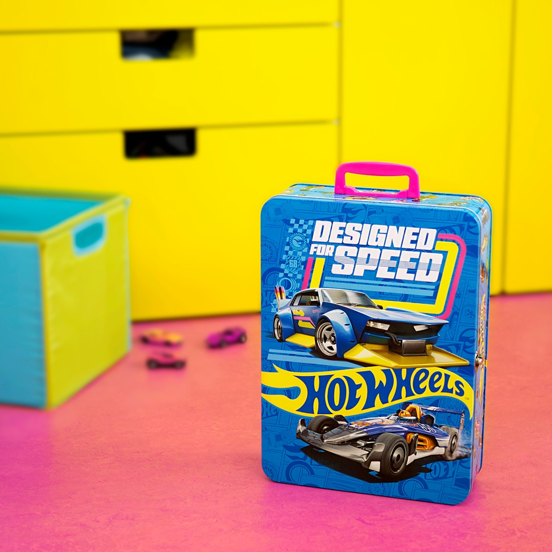 Estuche colección Hot Wheels metal grande 2