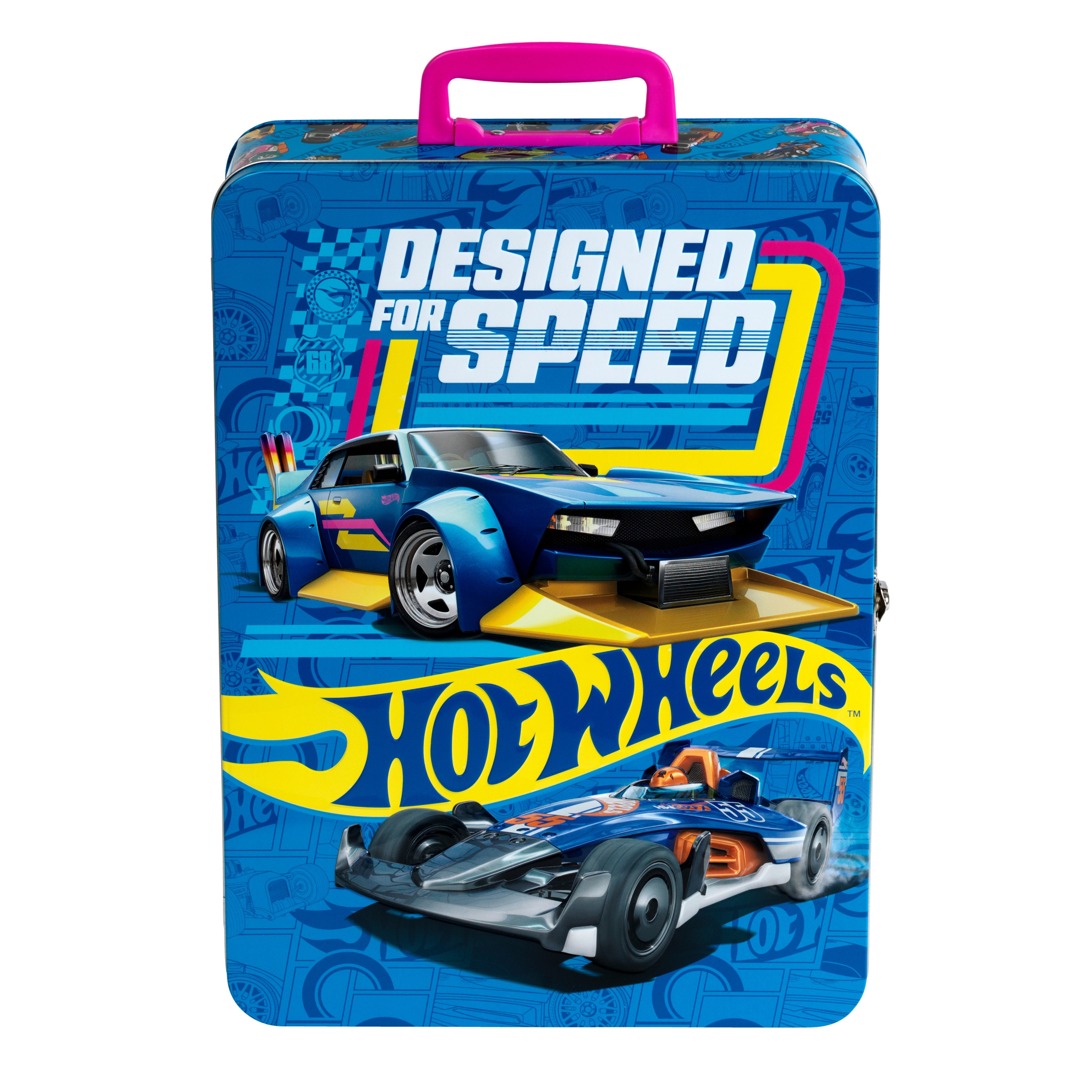 Estuche colección Hot Wheels metal grande 4