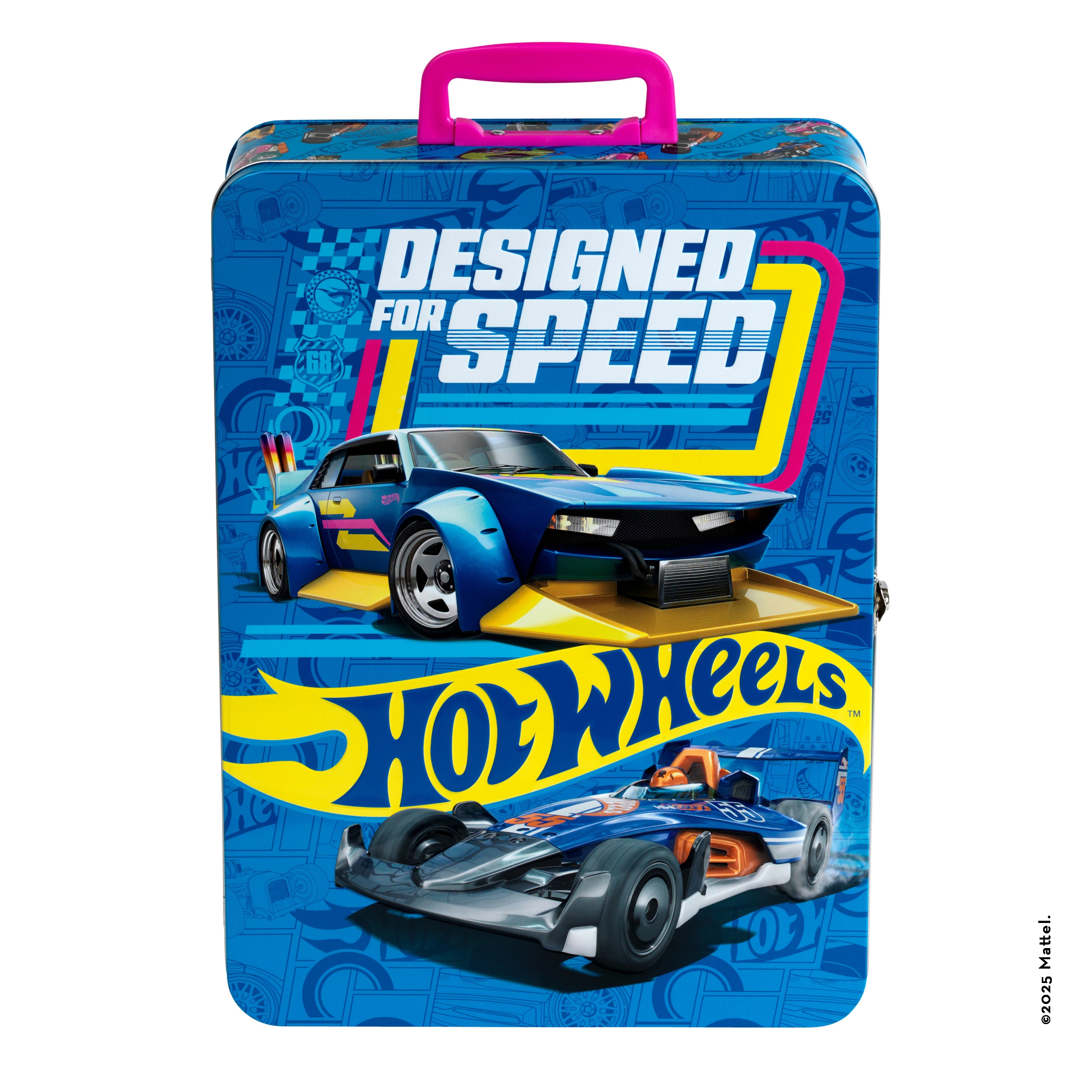 Estuche colección Hot Wheels metal grande 6