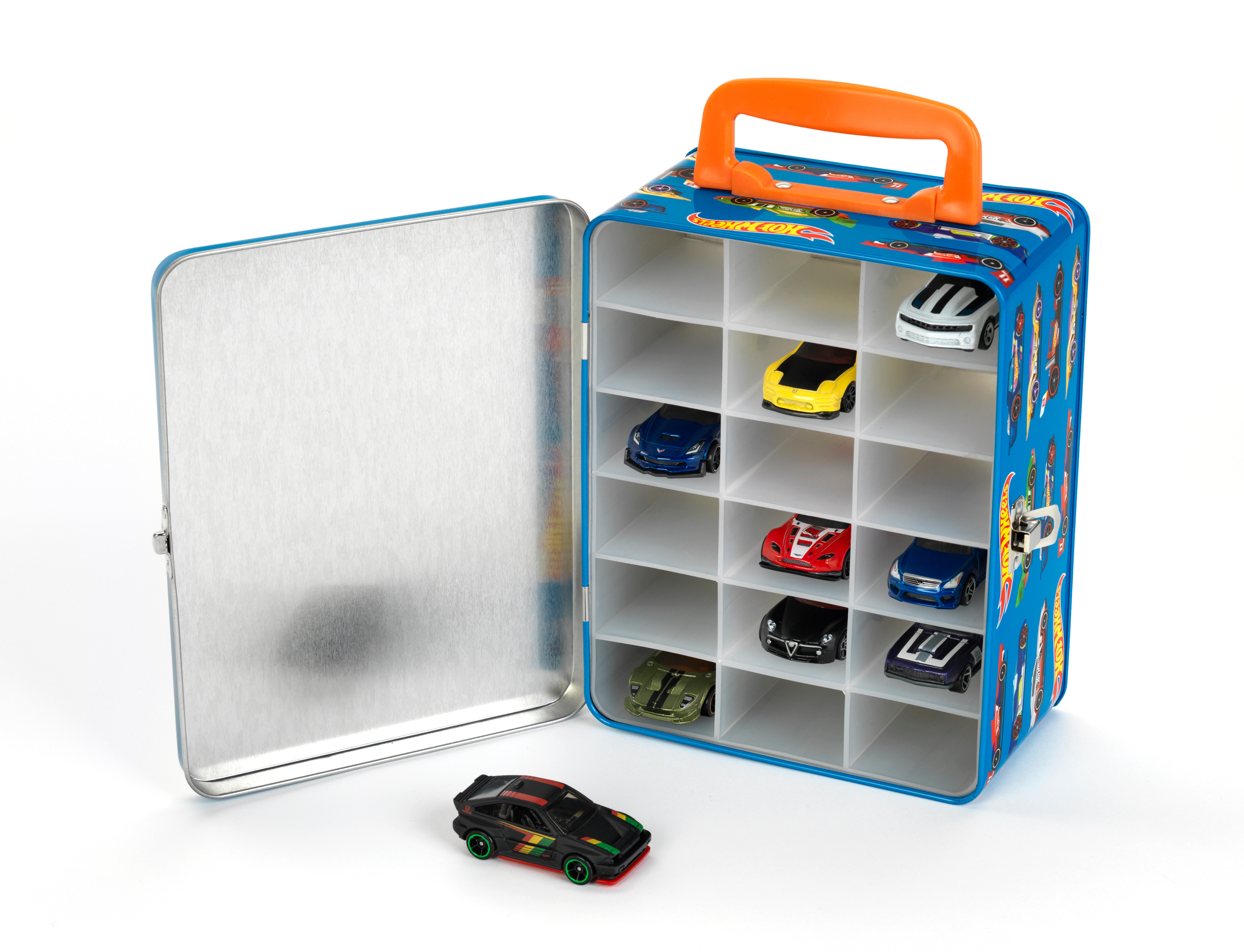 Estuche colección Hot Wheels metal pequeño 3