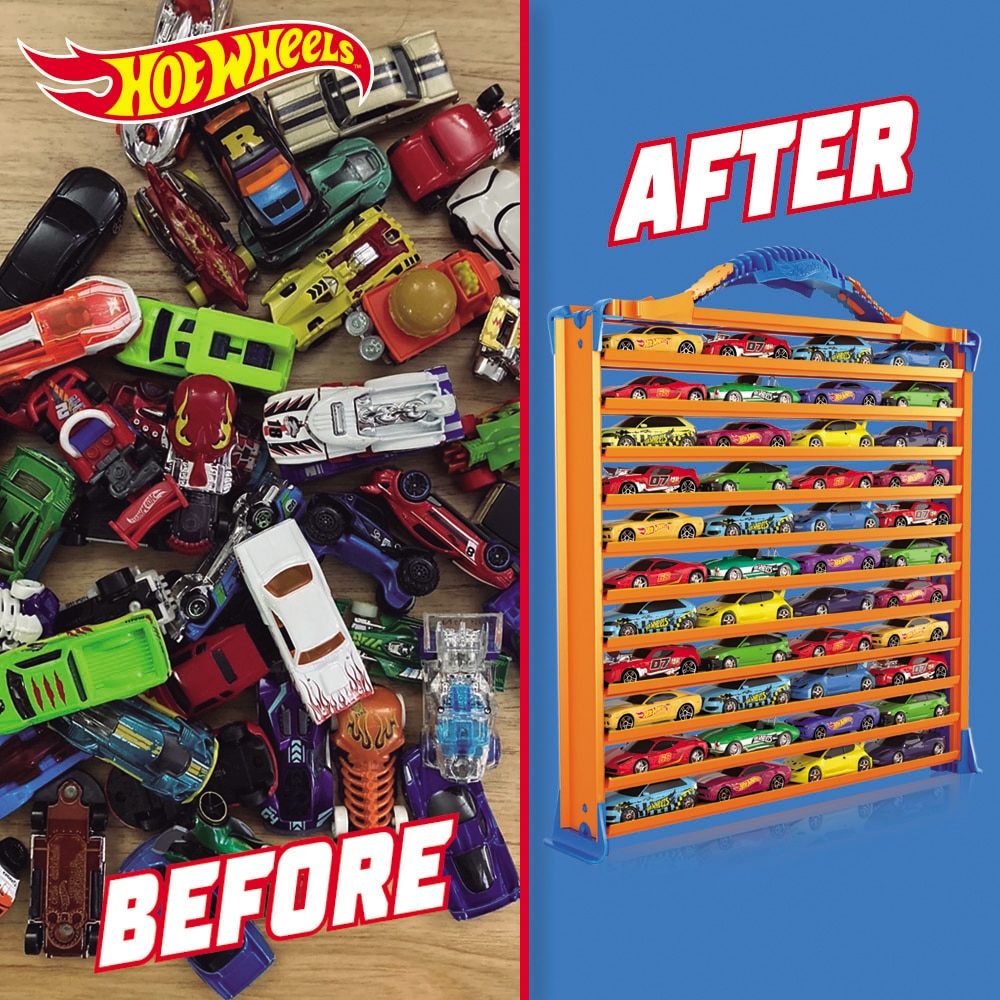 Maletín Portacoches Hot Wheels 3 en 1 12