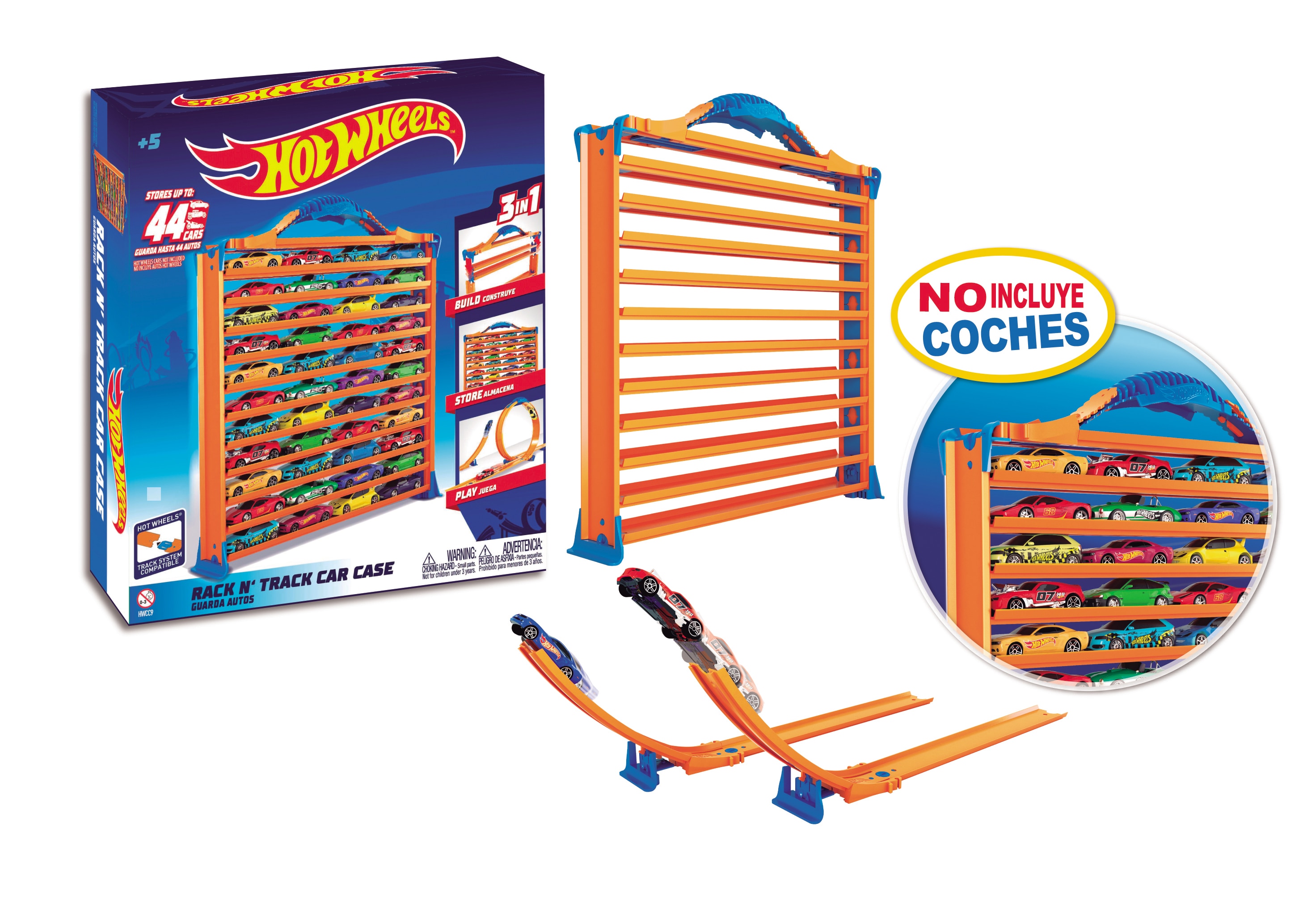 Maletín Portacoches Hot Wheels 3 en 1 13