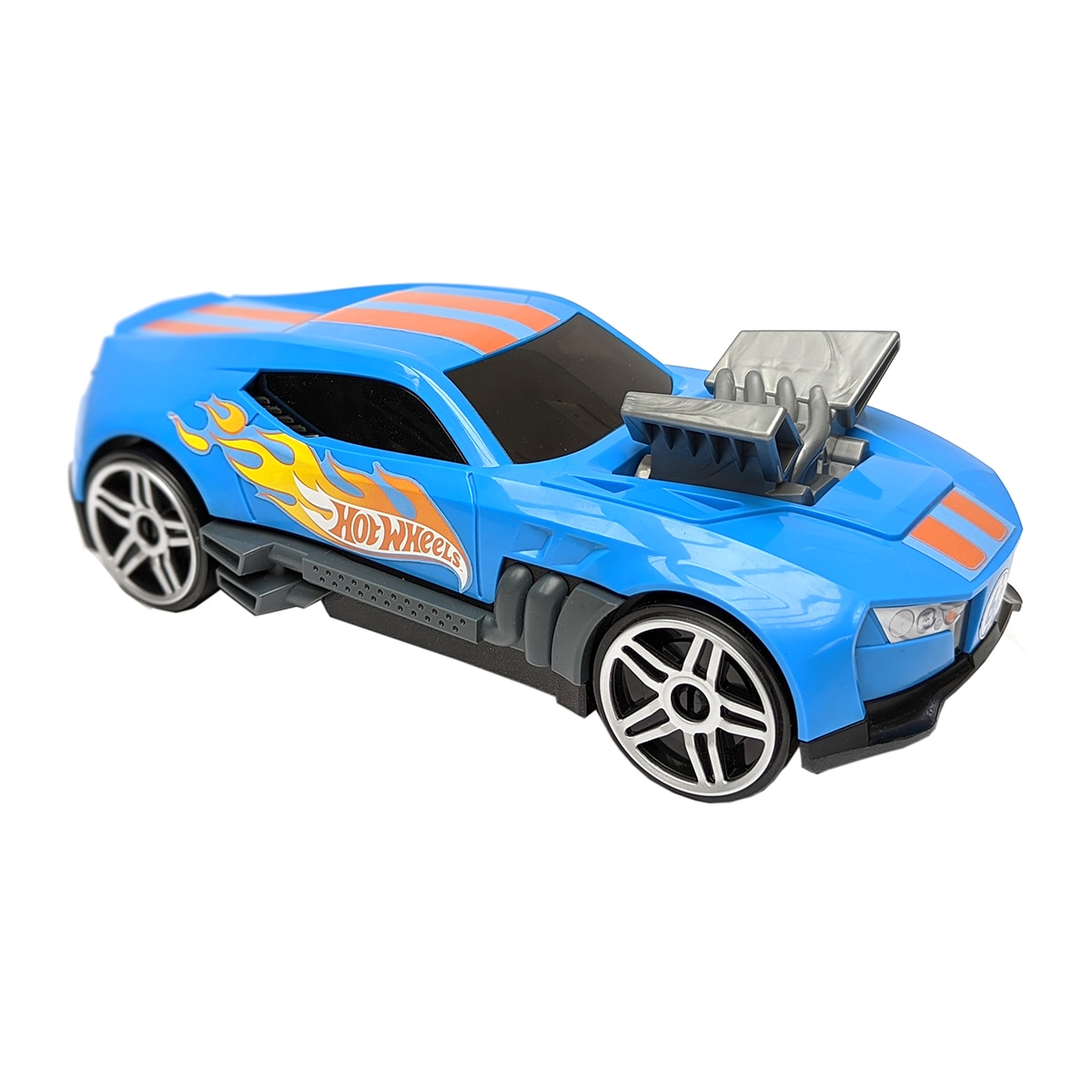 Hot Wheels – Coche de carreras portacoches Hot Wheels 2 en 1.