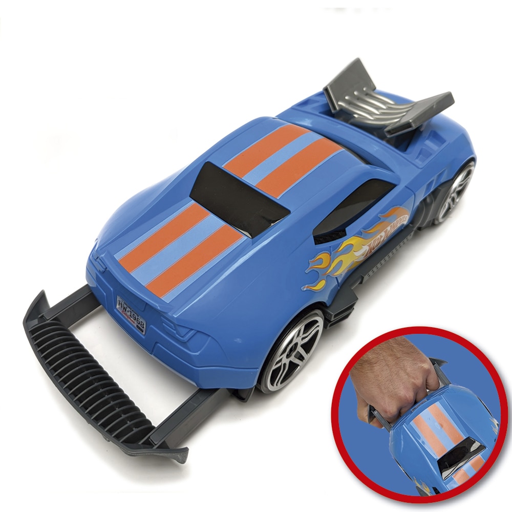 Coche de carreras portacoches Hot Wheels 2 en 1 3