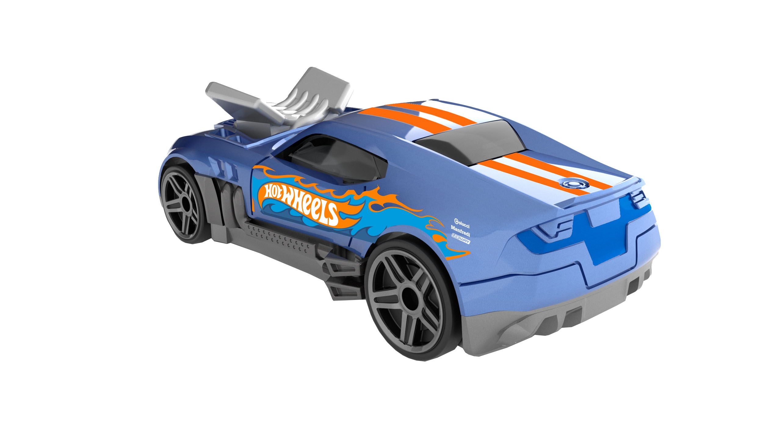 Coche de carreras portacoches Hot Wheels 2 en 1 9