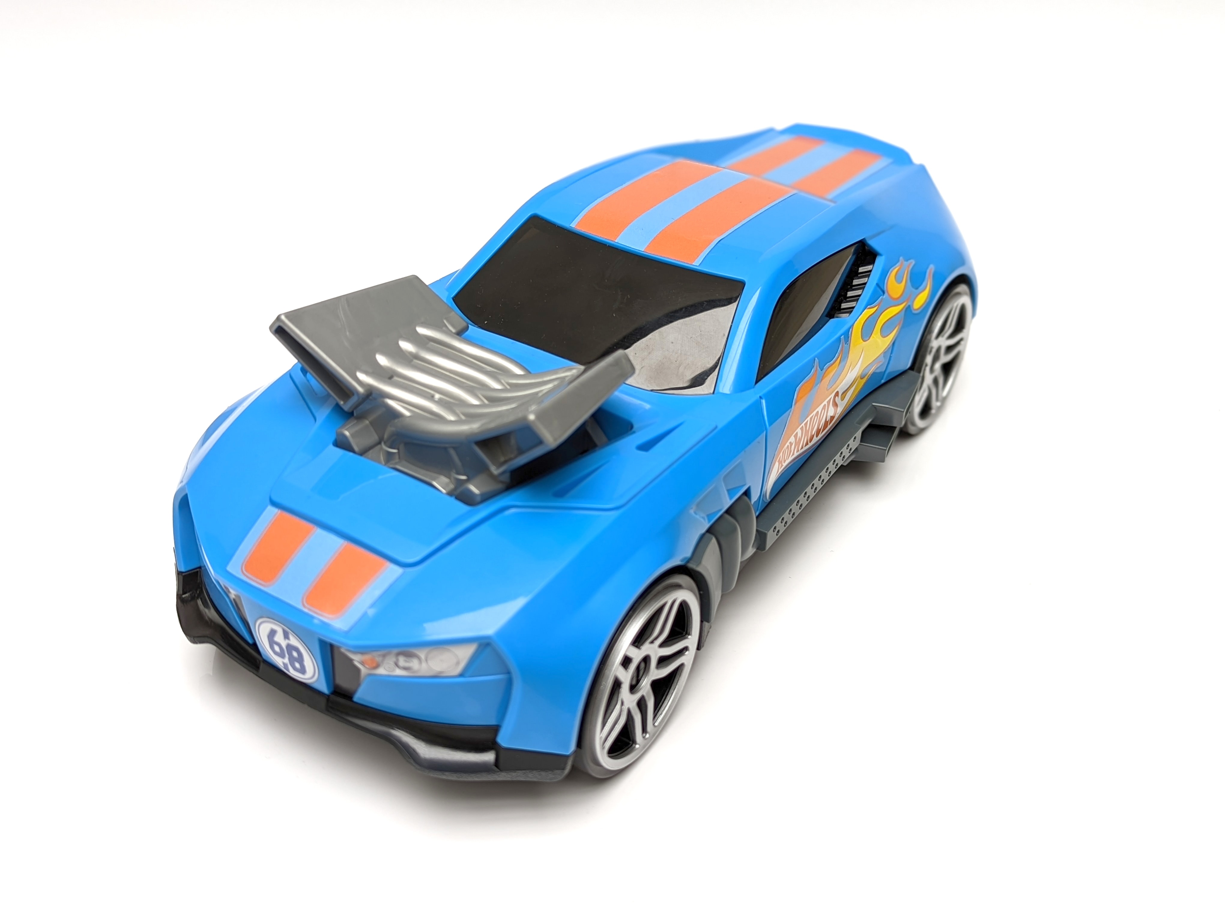 Coche de carreras portacoches Hot Wheels 2 en 1 10