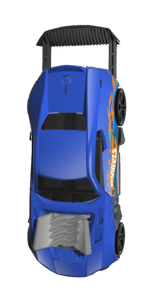 Coche de carreras portacoches Hot Wheels 2 en 1 16