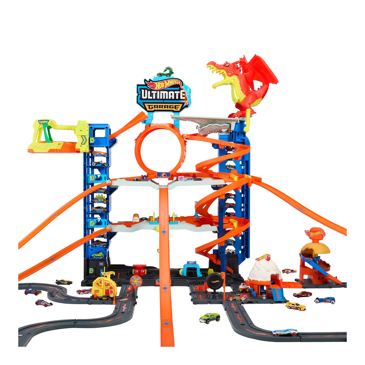 Hot Wheels – Pista para coches de juguete surtido Garaje Hot Wheels City Mattel.