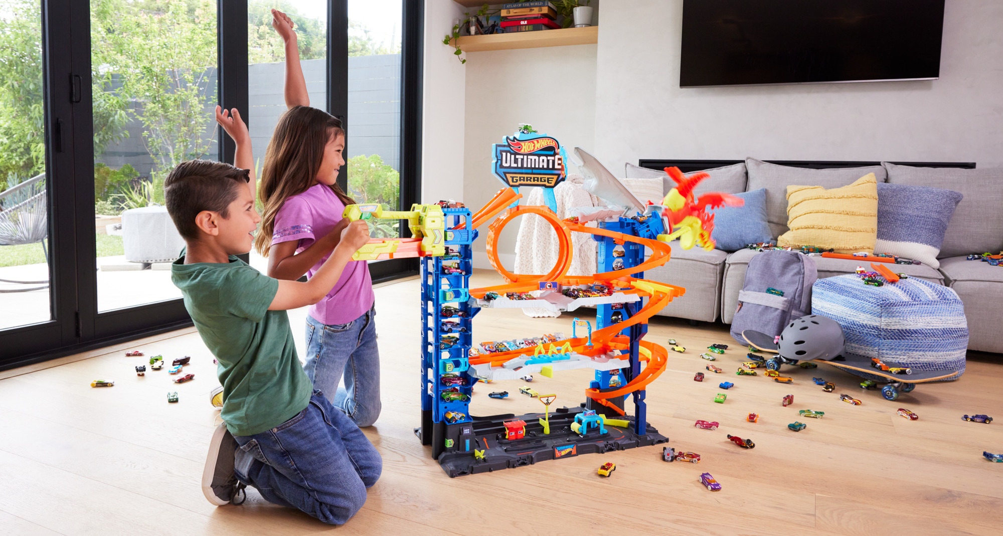 Pista para coches de juguete surtido Garaje Hot Wheels City Mattel 2