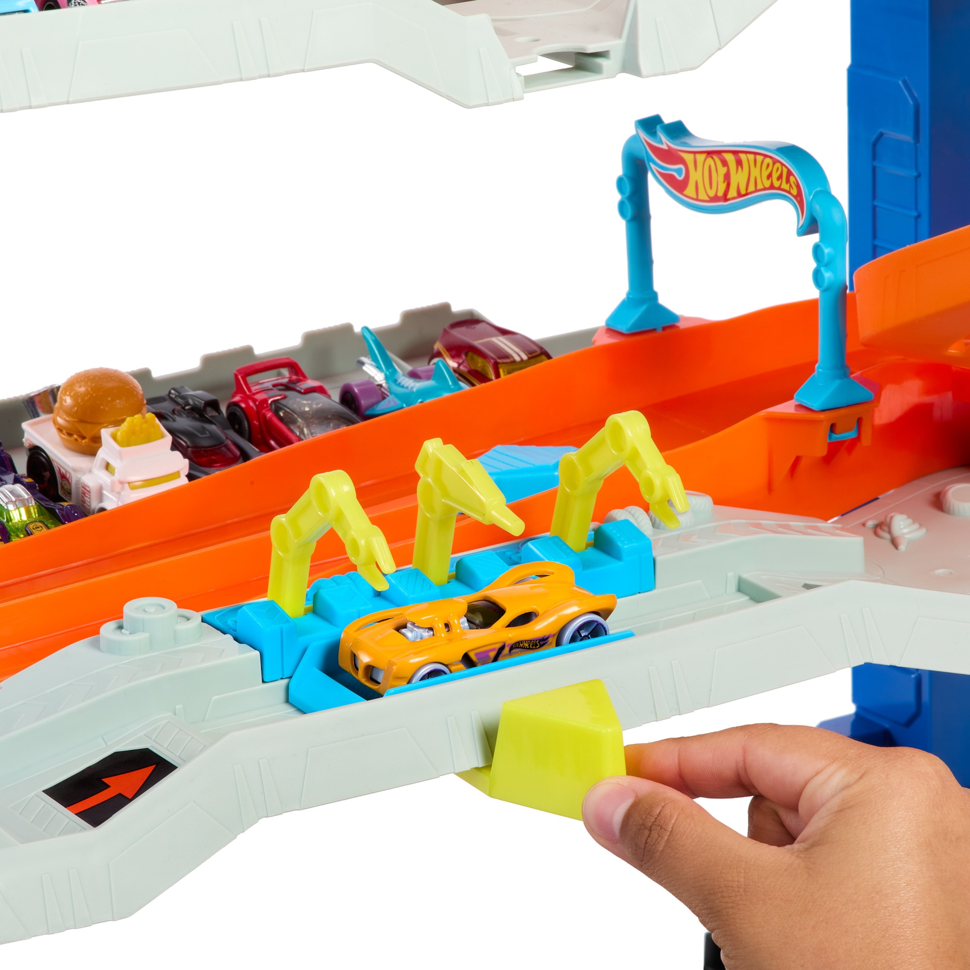 Pista para coches de juguete surtido Garaje Hot Wheels City Mattel 8