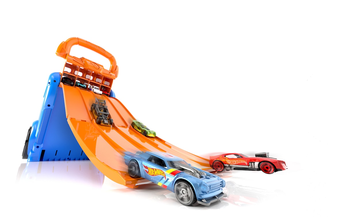 Guardacoches / Lanzador 2 en 1 Hot Wheels 2