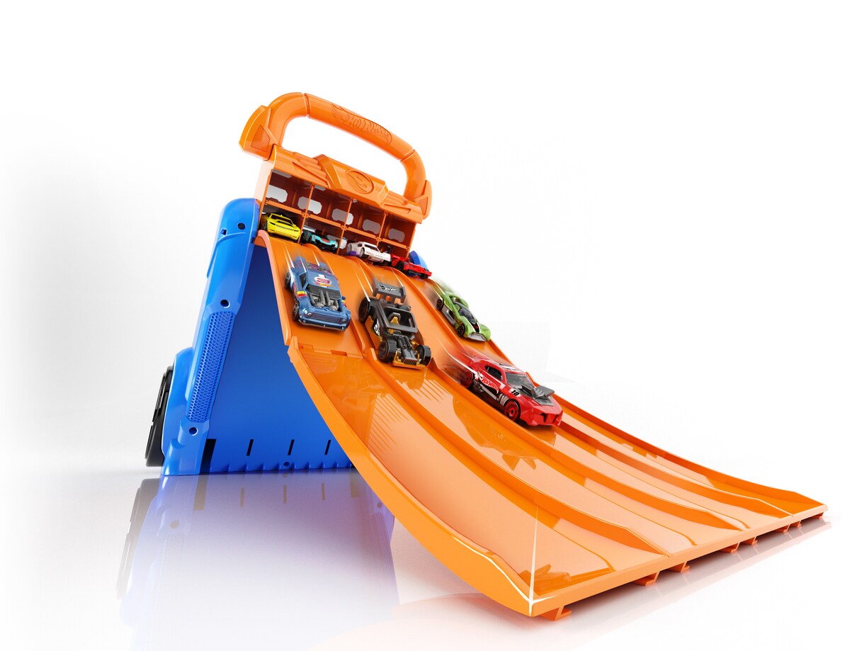 Guardacoches / Lanzador 2 en 1 Hot Wheels 6