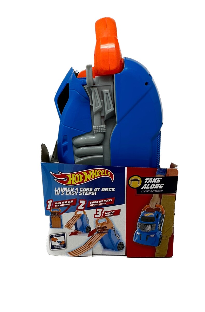 Guardacoches / Lanzador 2 en 1 Hot Wheels 10