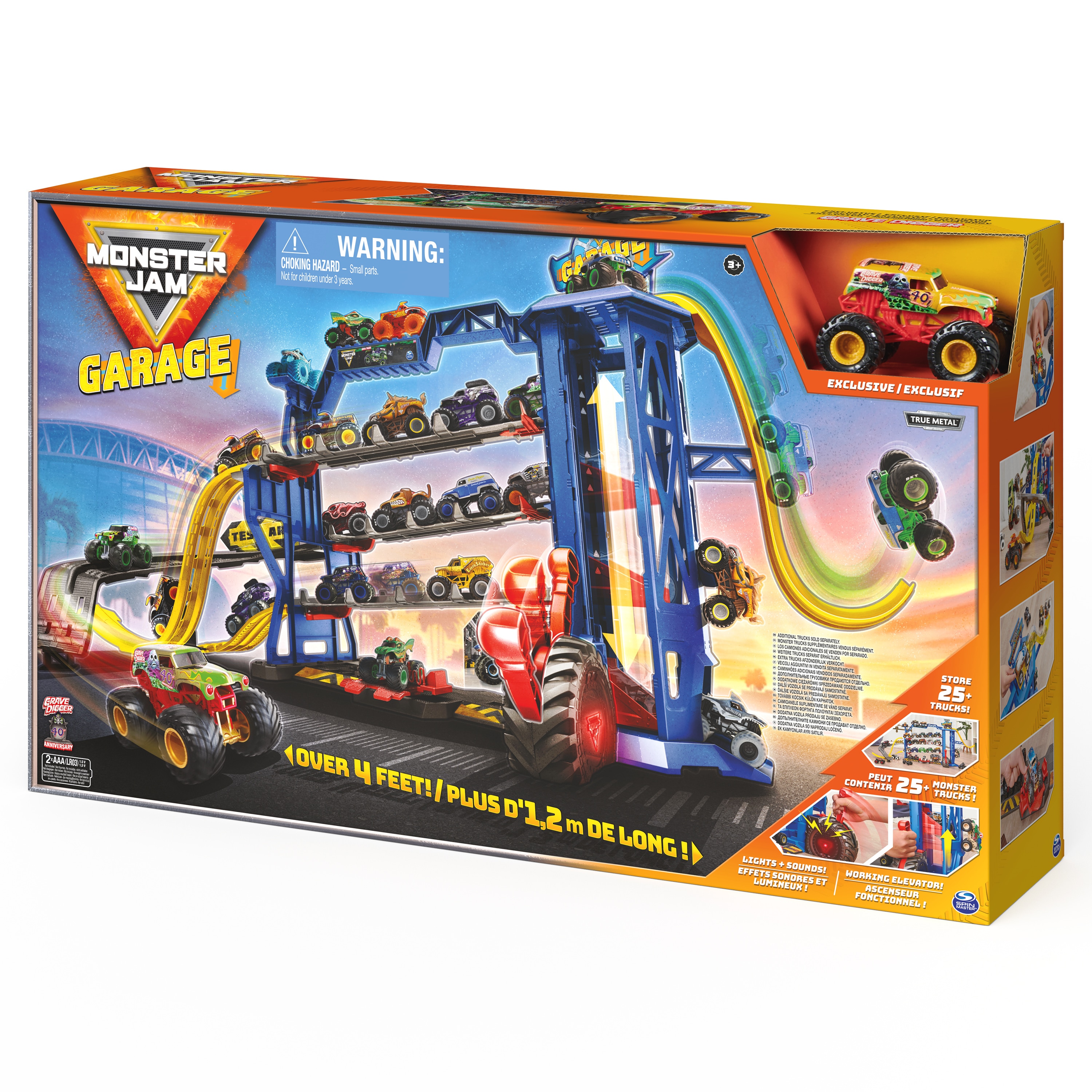 ミニカー Monster Jam Garage Playset Playset Garage 1:64 Monster Jam · MONSTER JAM · El Corte Inglés