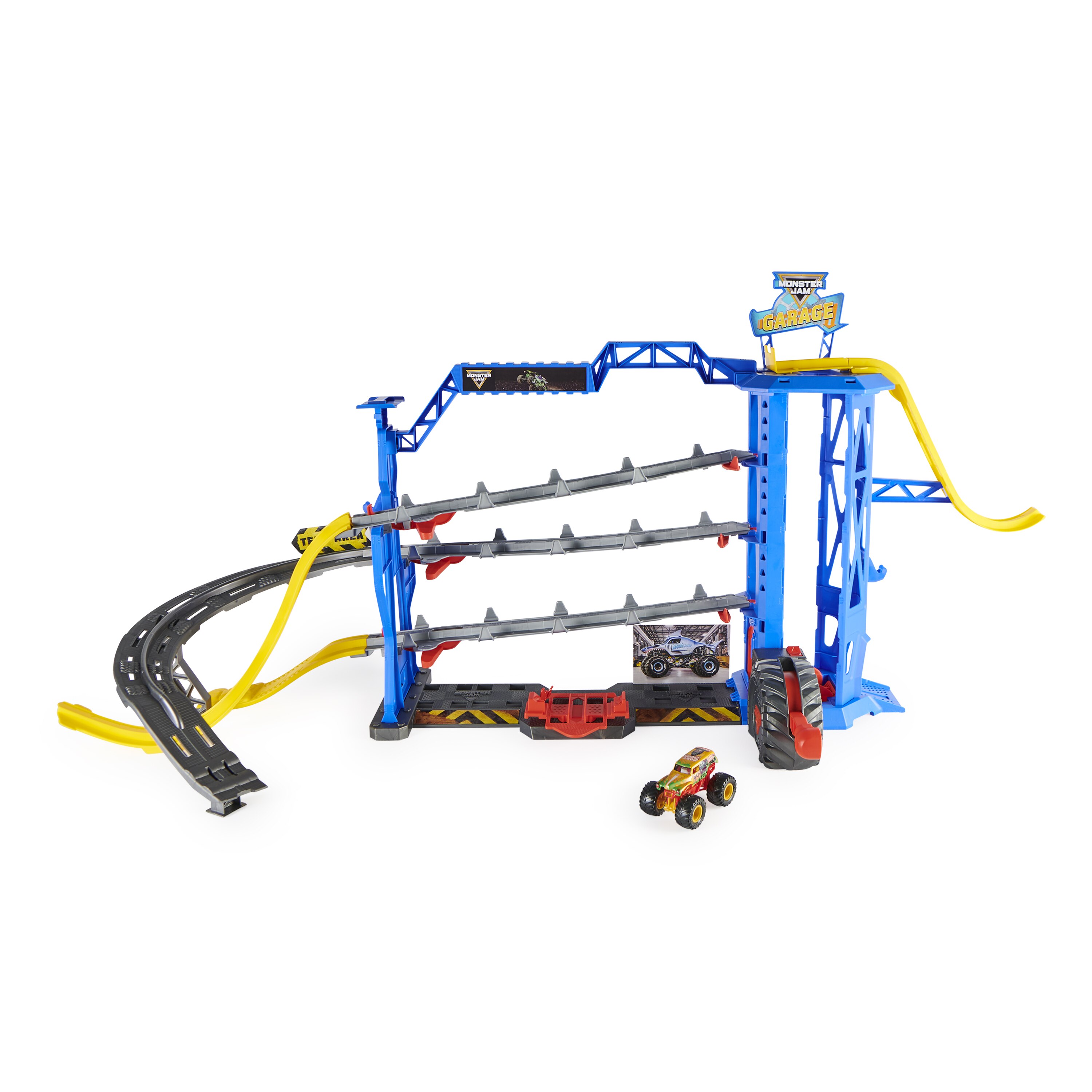 Playset Garage 1:64 Monster Jam · MONSTER JAM · El Corte Inglés