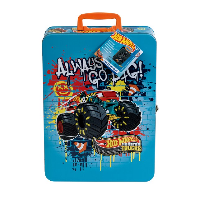 Imagen 0 de Estuche de metal para 8 coches Monster Truck Hot Wheels