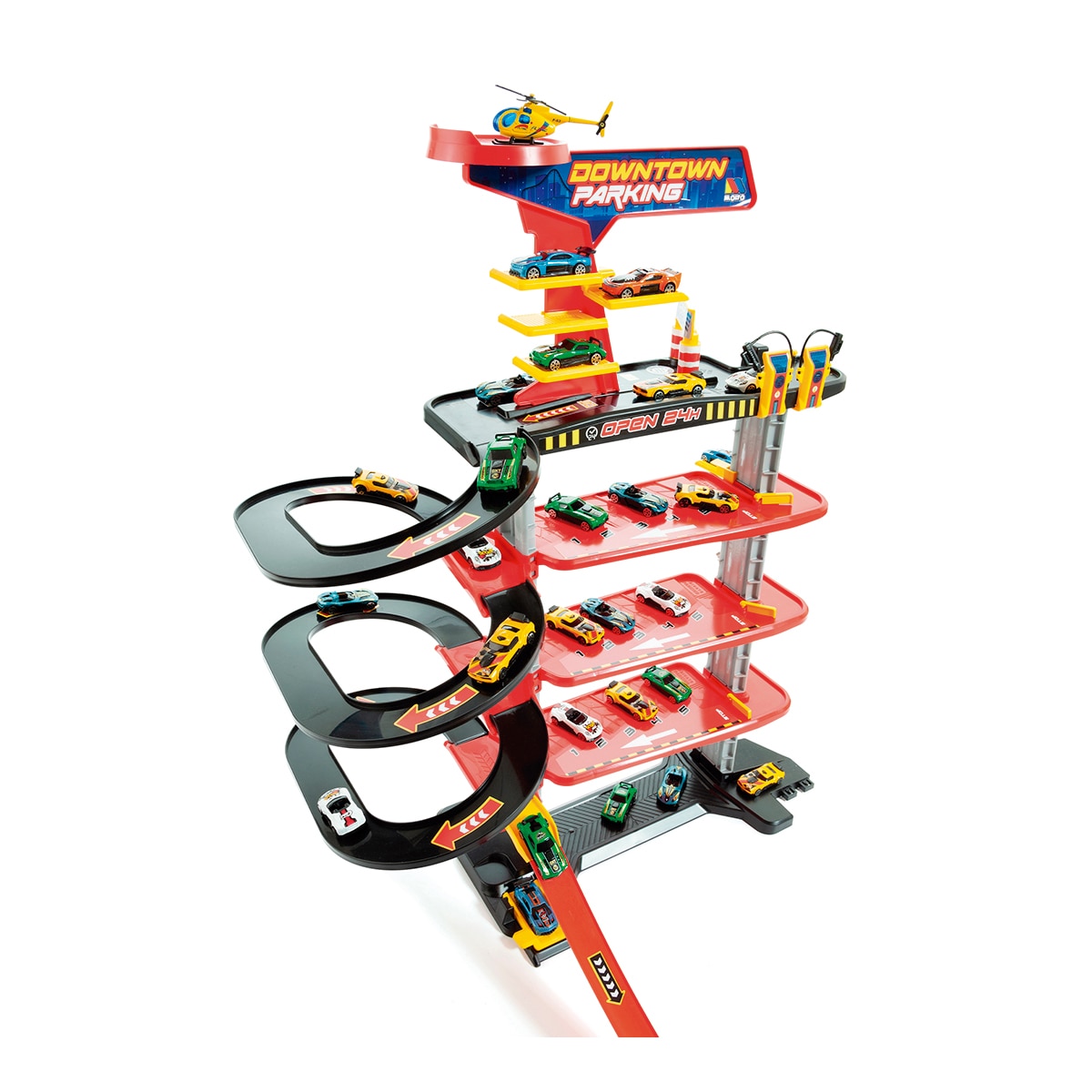 Imagen 0 de Parking 5 plantas con rampa y helipuerto, Bonus Tapiz y Helicóptero Molto