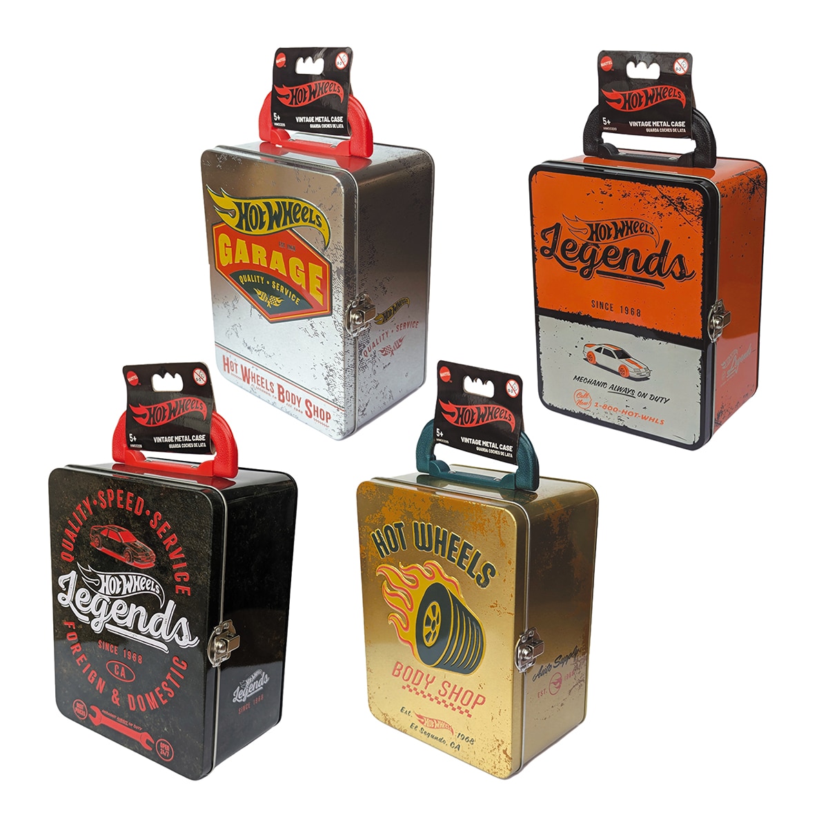 Imagen 0 de Maletín Metálico Vintage Hot Wheels
