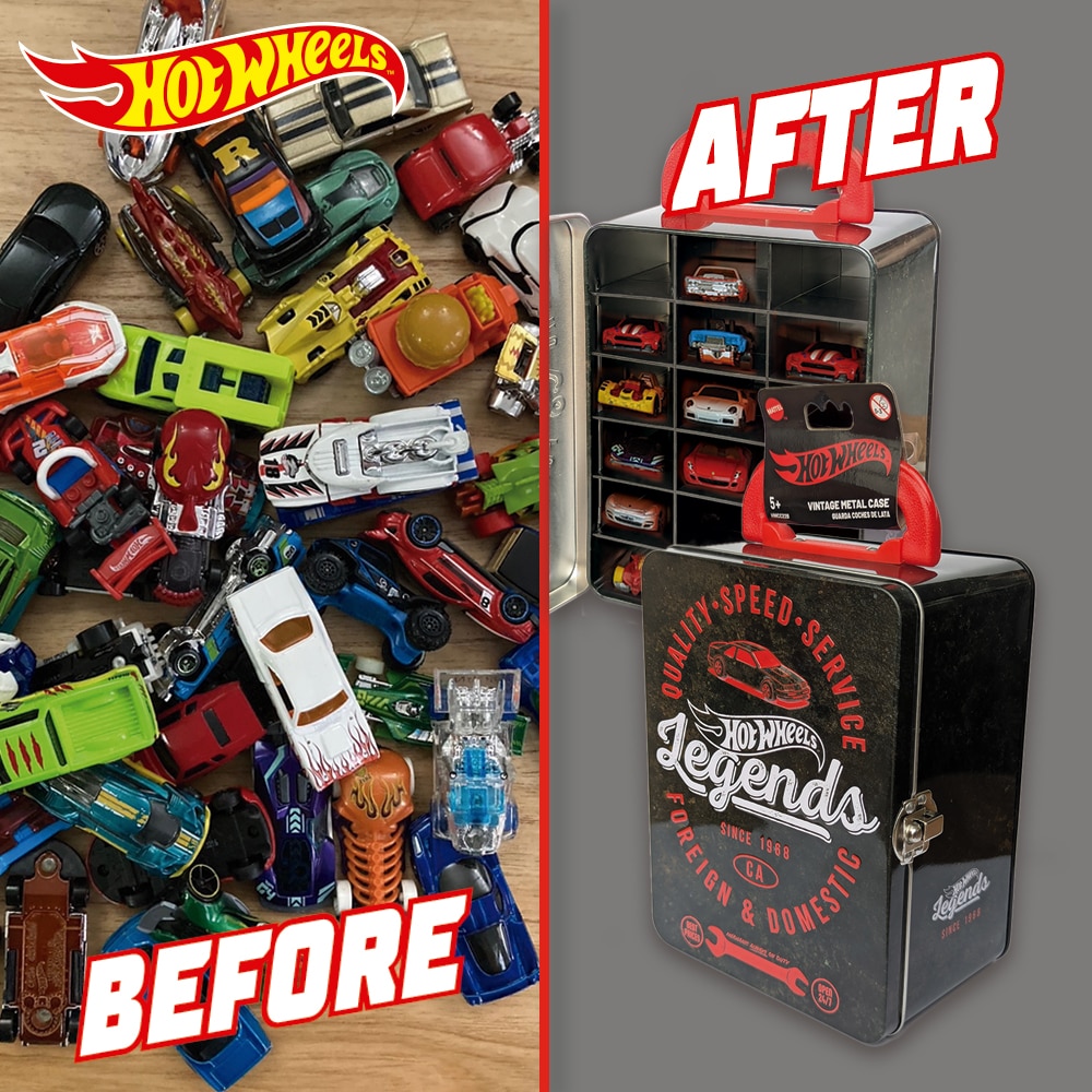 Maletín Metálico Vintage Hot Wheels 9